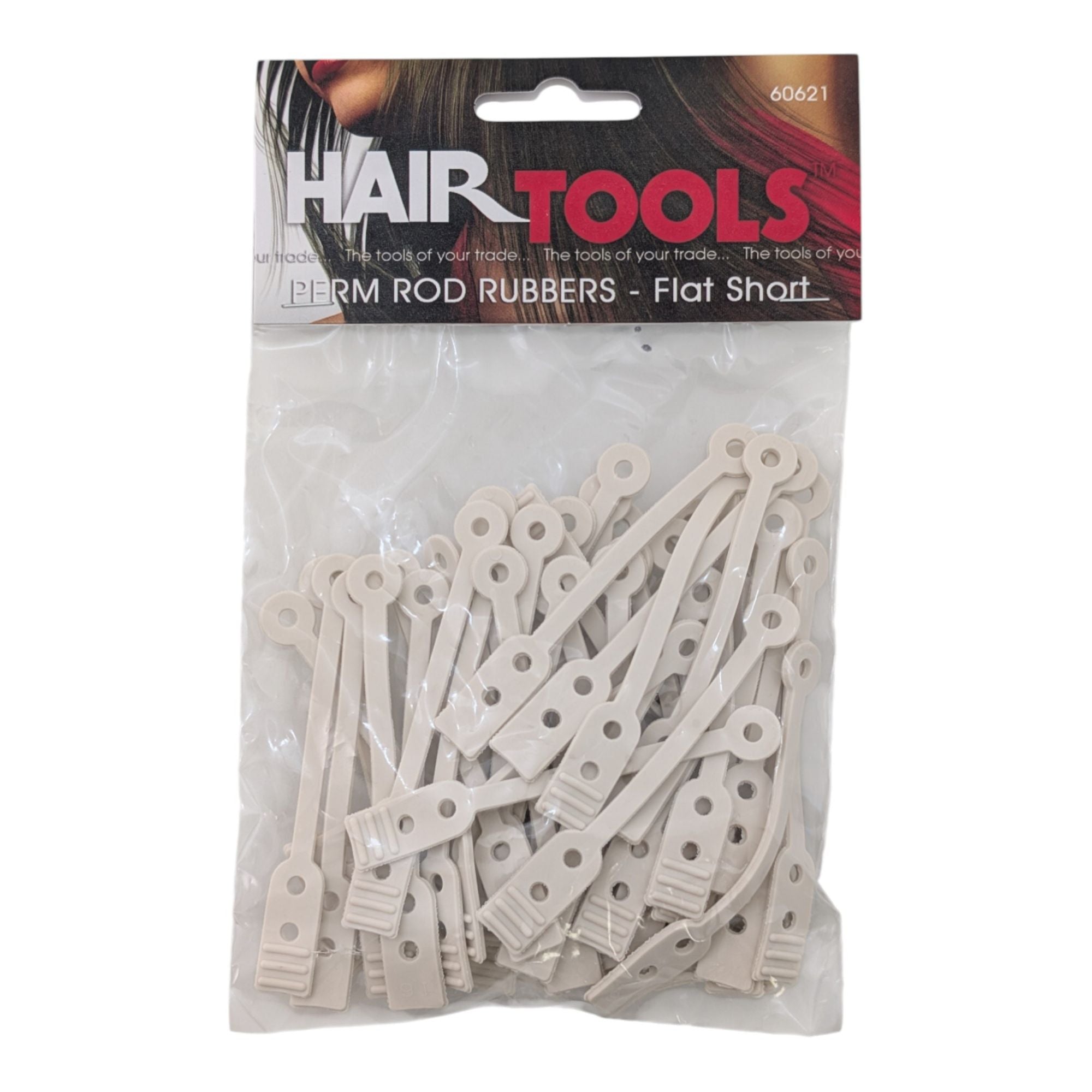 Hair Tools - Perm Rods Rubbers Flat Short 50pk
