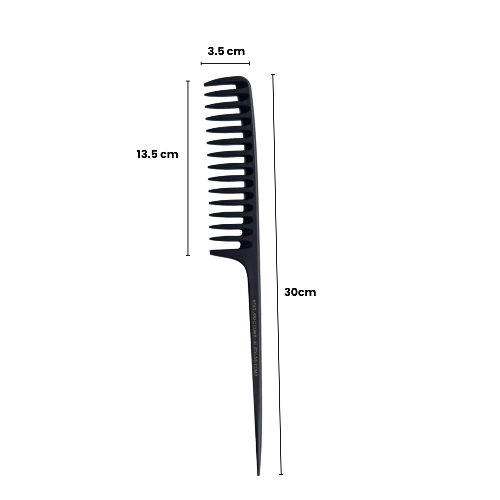 Head Jog - XL Carbon Styling Comb 30cm