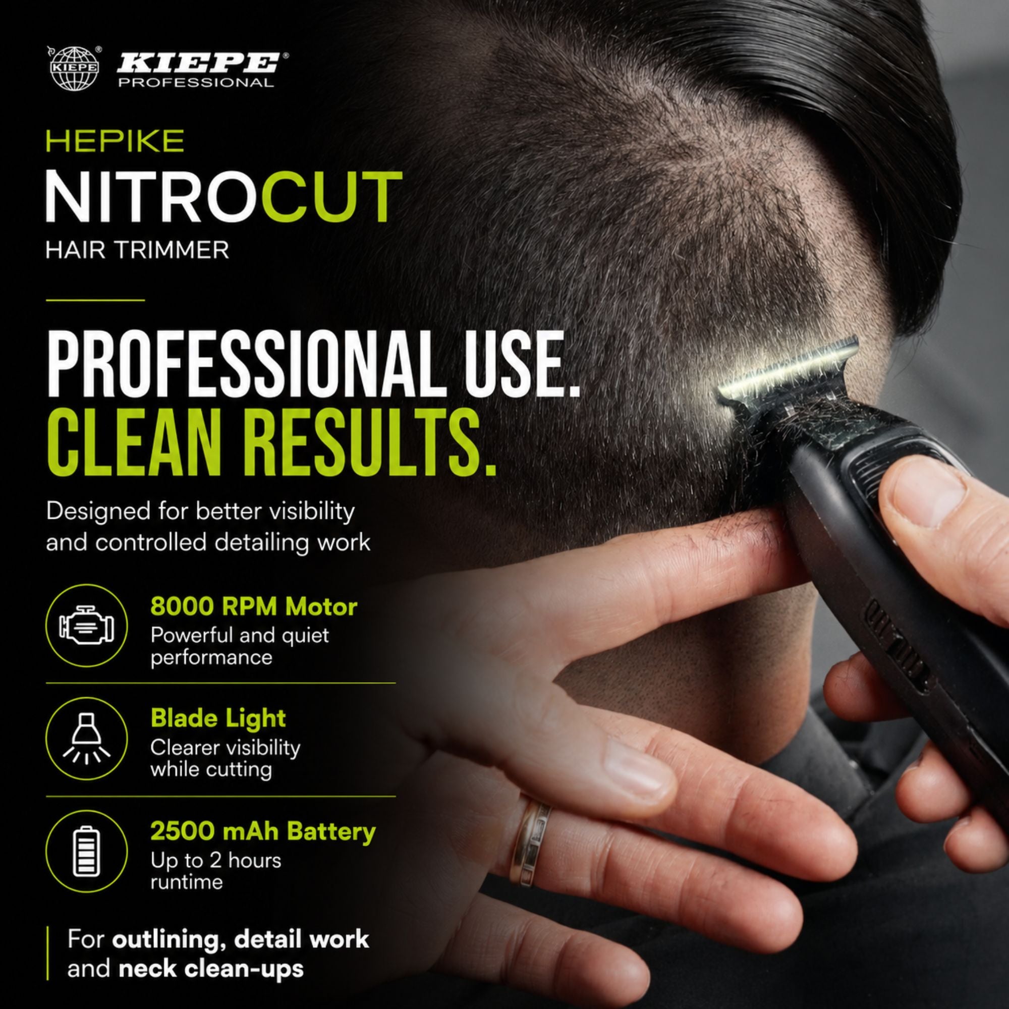 Kiepe - Hepike Nitrocut Hair Trimmer 6372