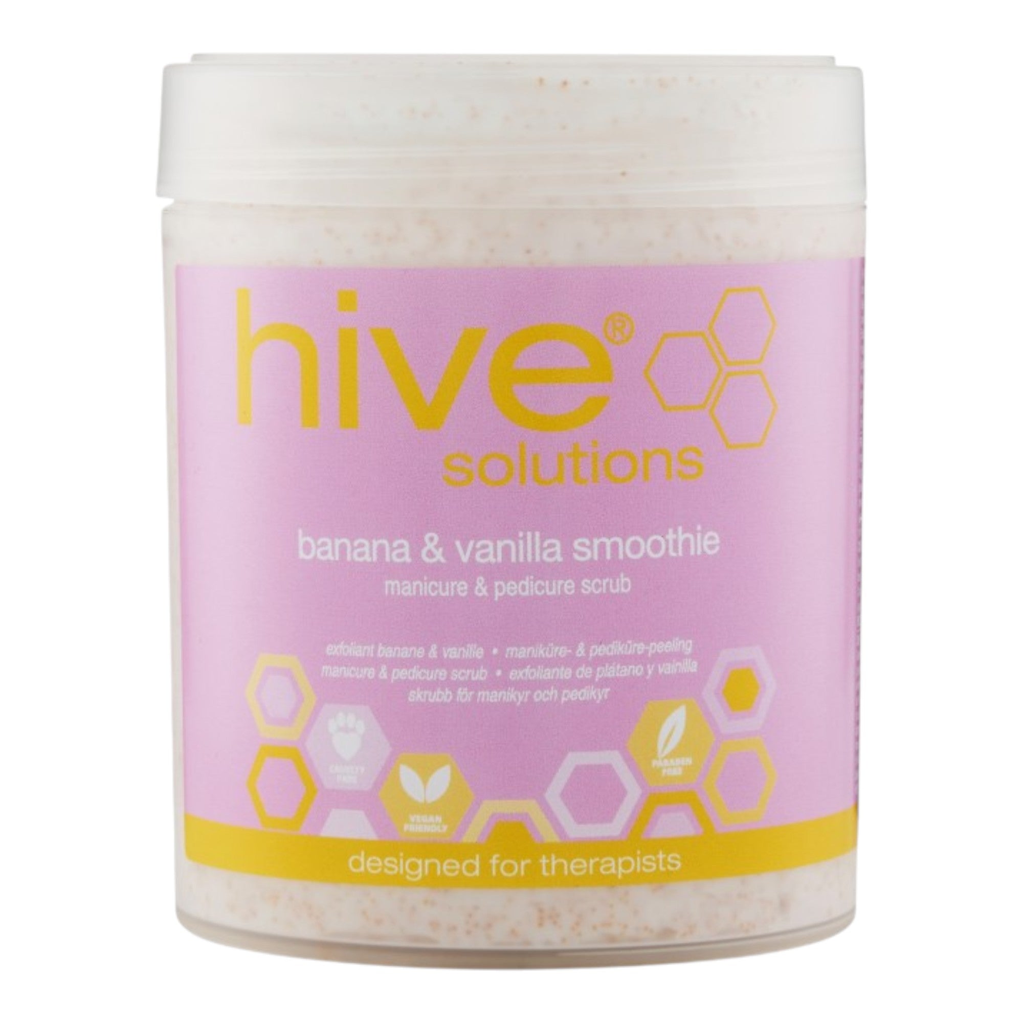 Hive - Banana & Vanilla Smoothie Manicure & Pedicure Scrub 500g
