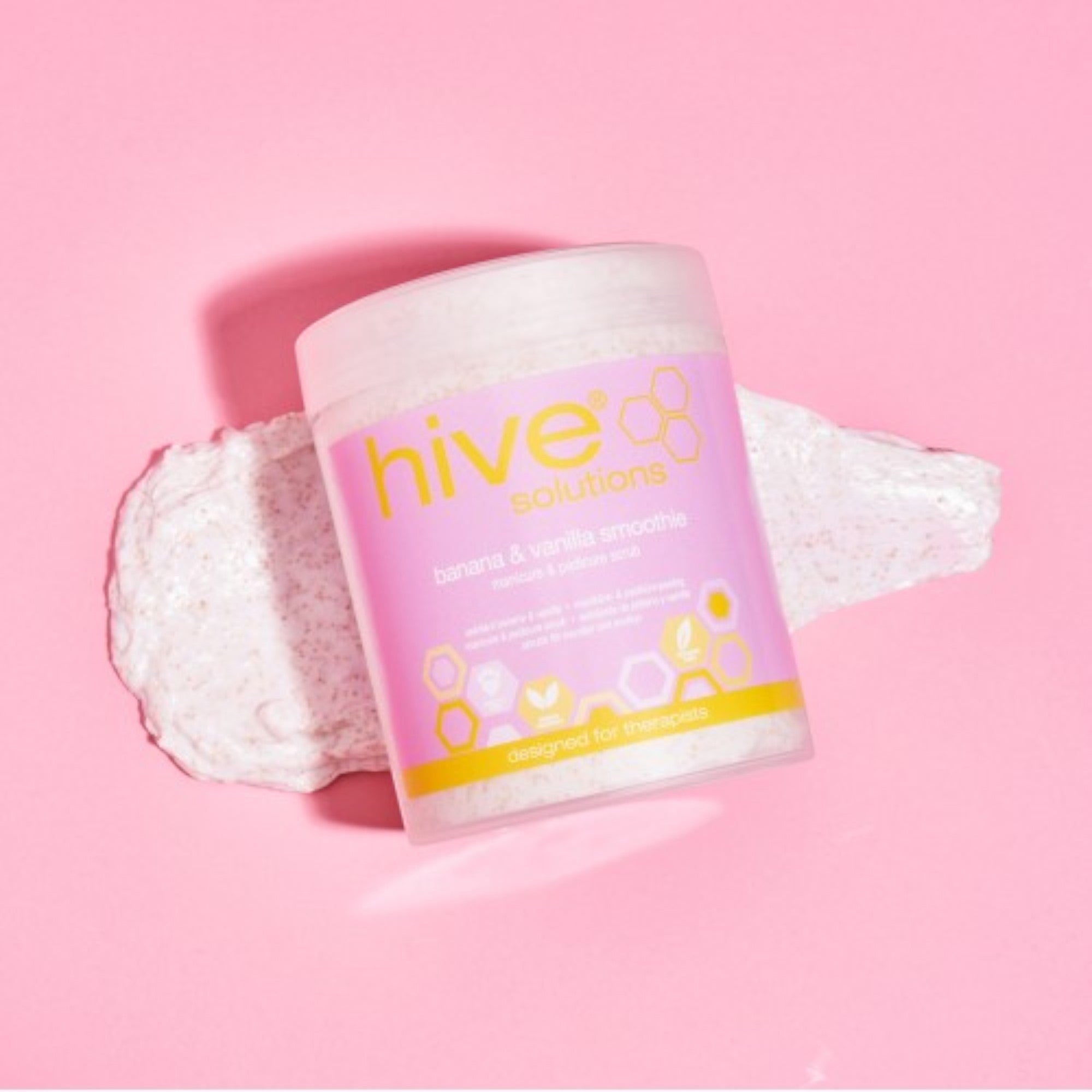 Hive - Banana & Vanilla Smoothie Manicure & Pedicure Scrub 500g