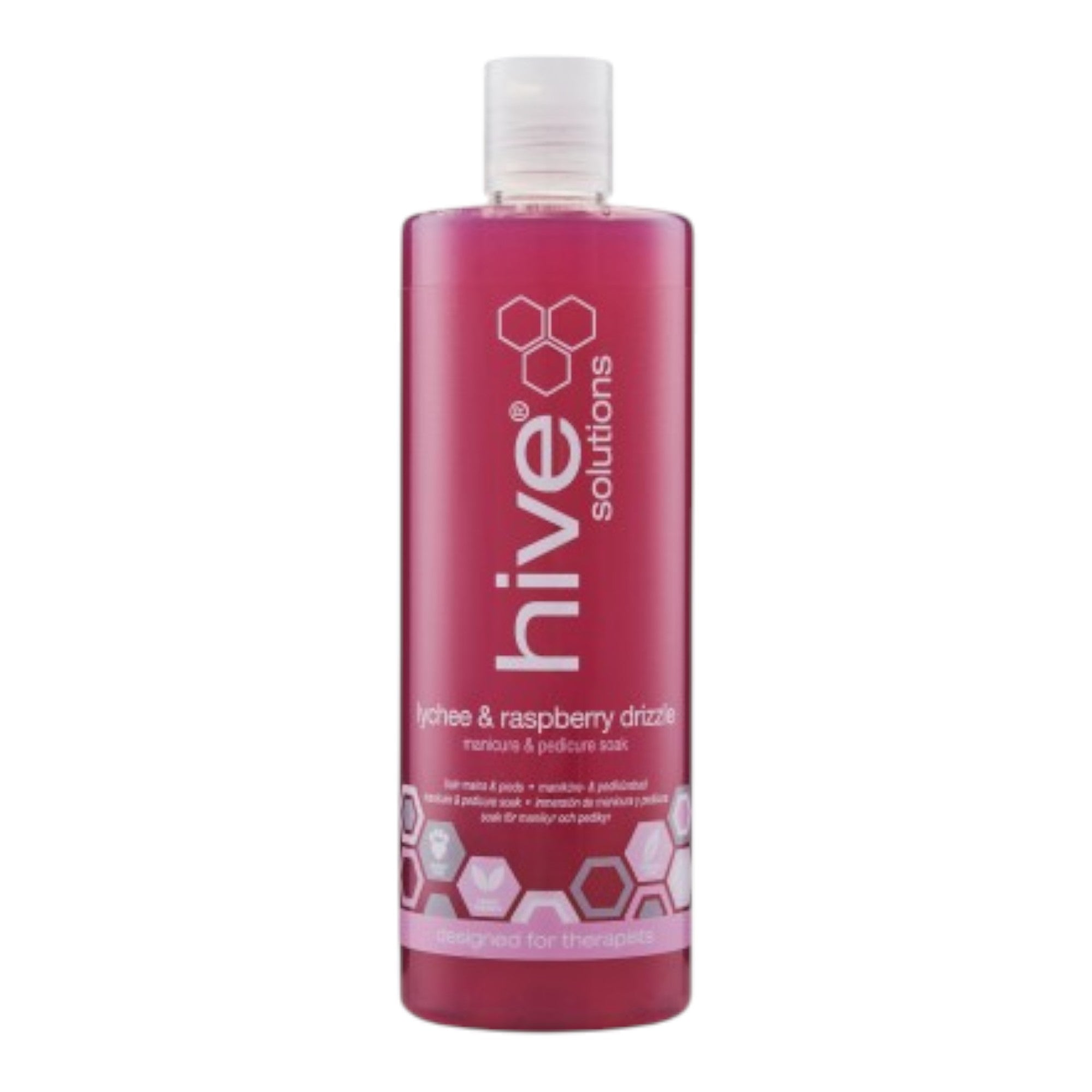 Hive - Lychee & Raspberry Drizzle Manicure & Pedicure Soak 400ml