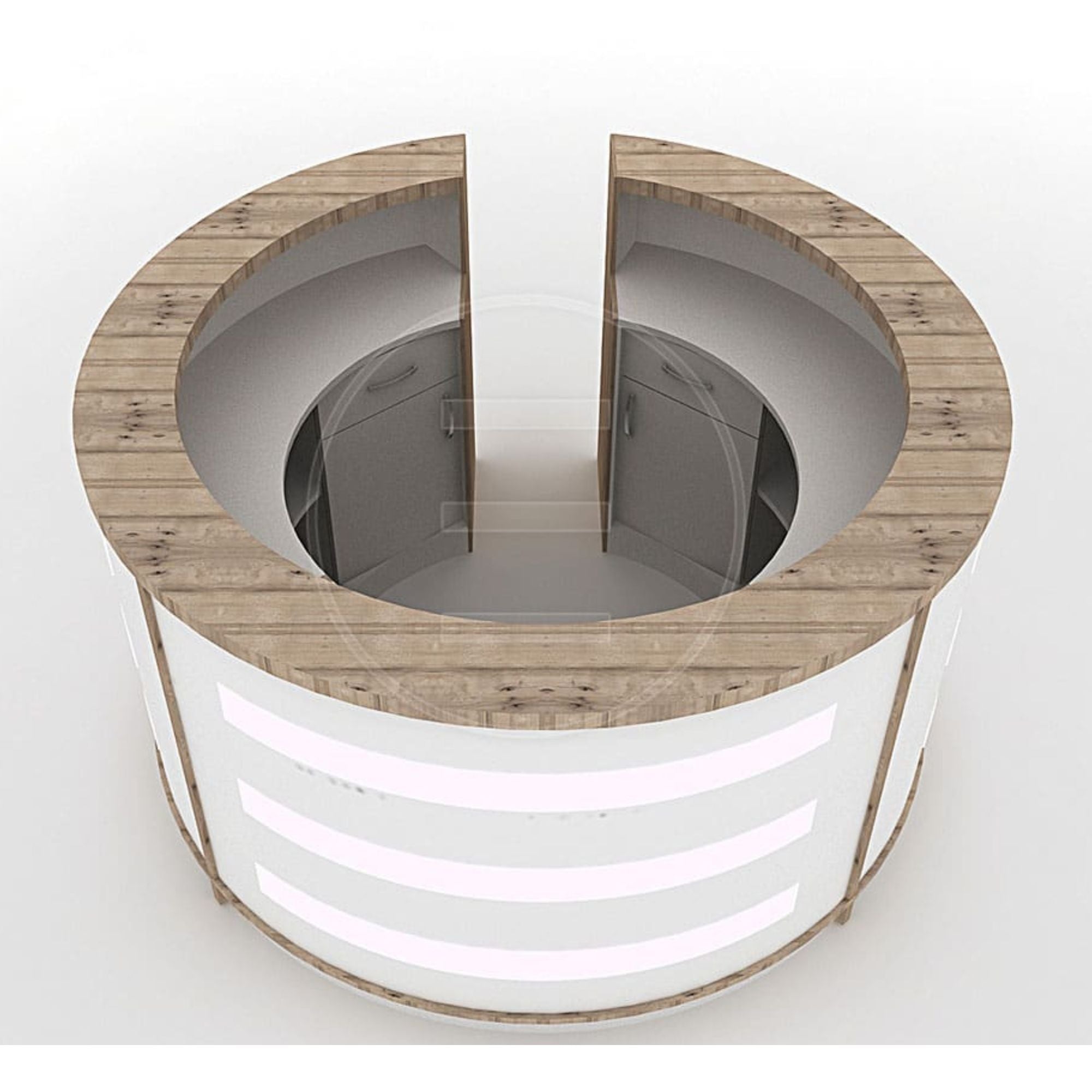 Alpeda - Hollywood Island Reception Desk