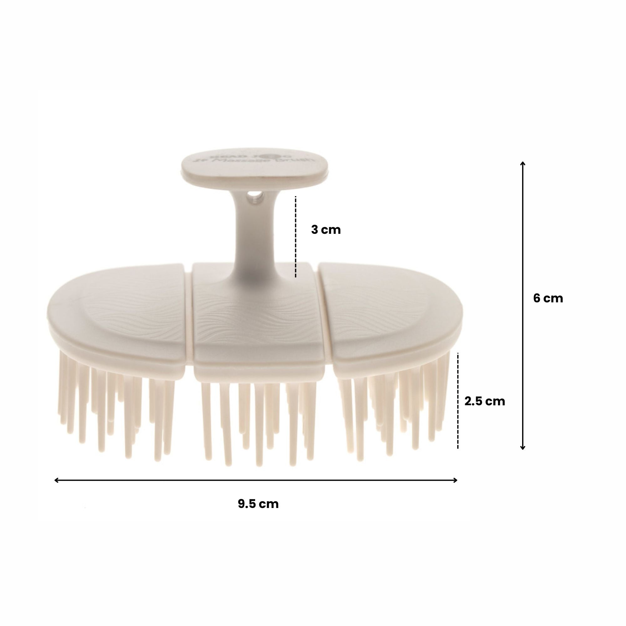 Head Jog - 14 Massage Brush 6x9.5cm