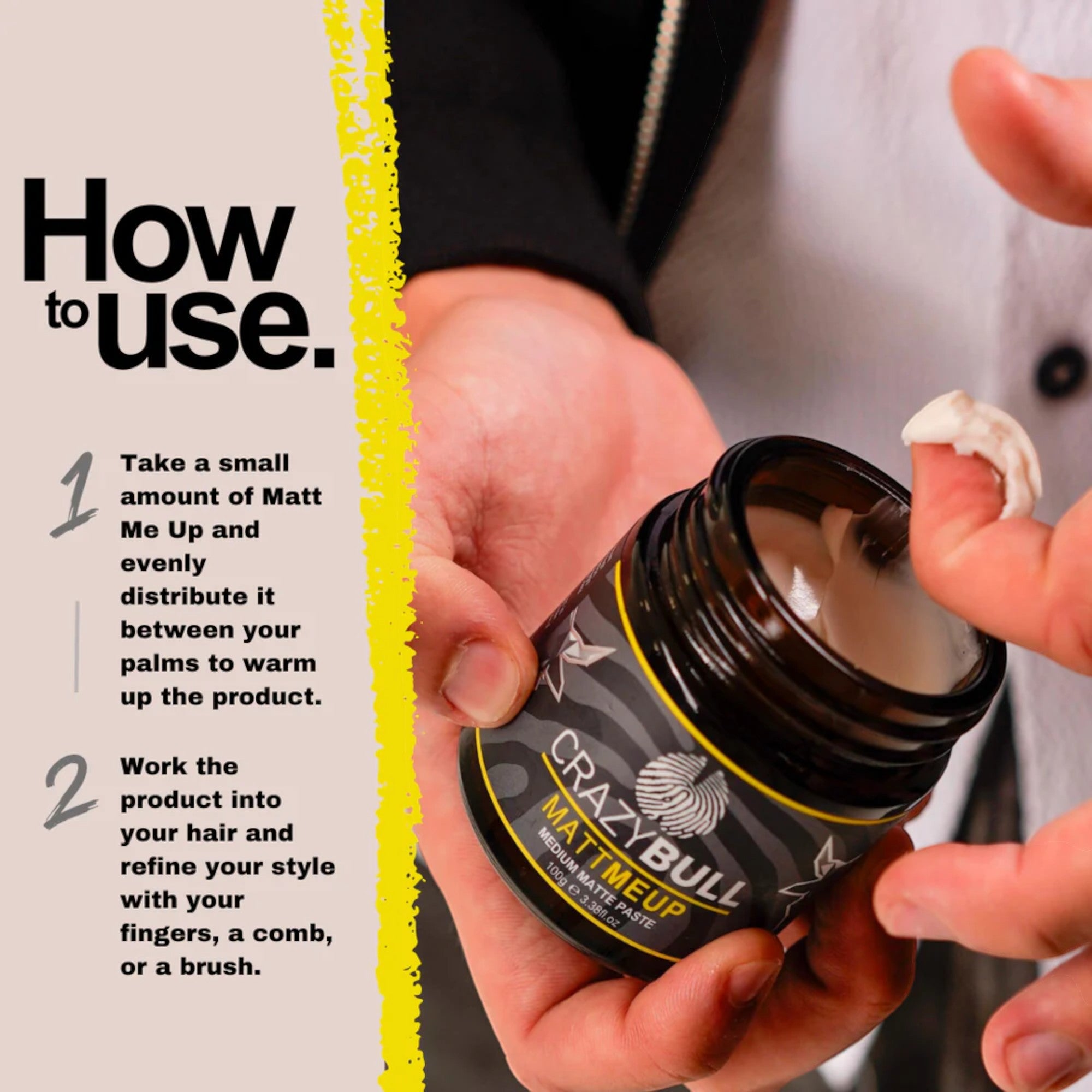 Crazy Bull - MattMeUp Medium Matte Paste 100g