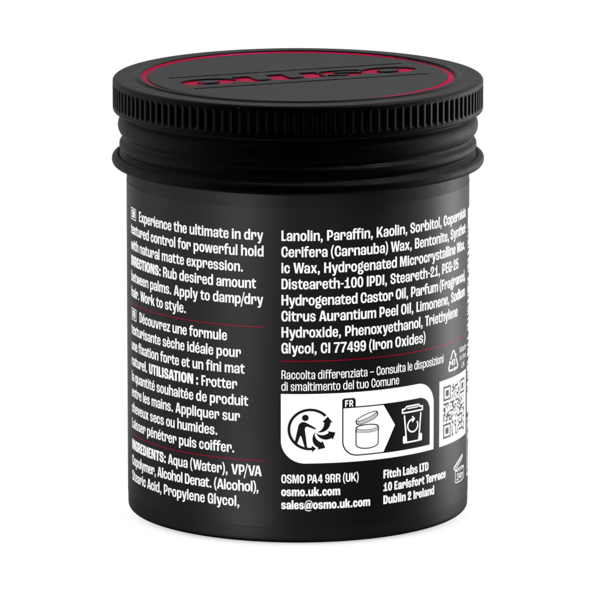 Osmo - Matte Clay Extreme Dry Texture Wax 100ml