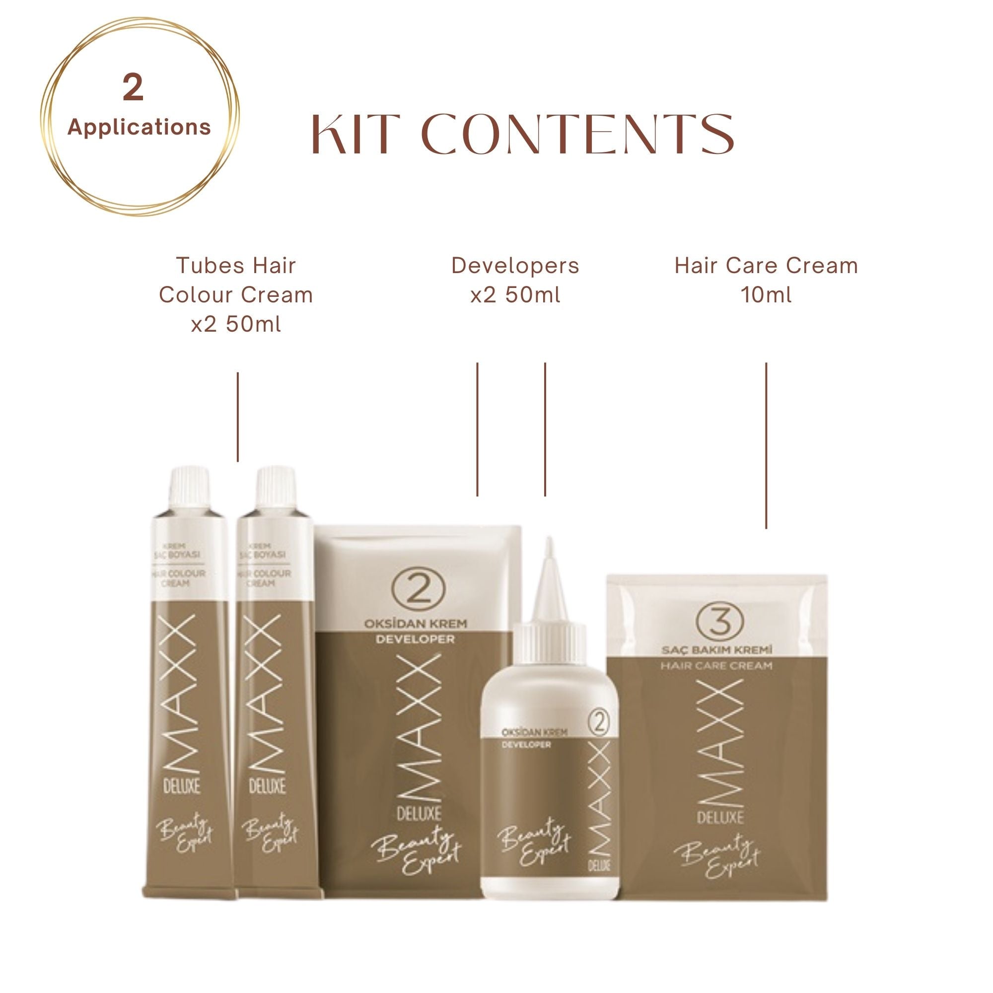 Maxx Deluxe - Beauty Expert Hair Colour (2 Applications)
