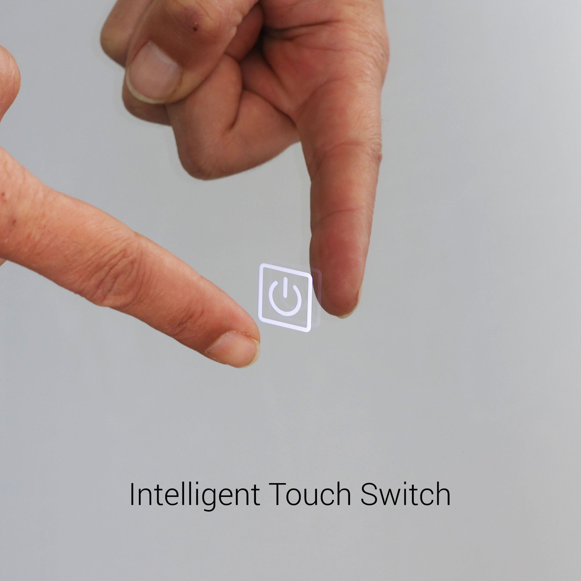 Salon Mirror - Rectangular LED with Border Light (Frameless)