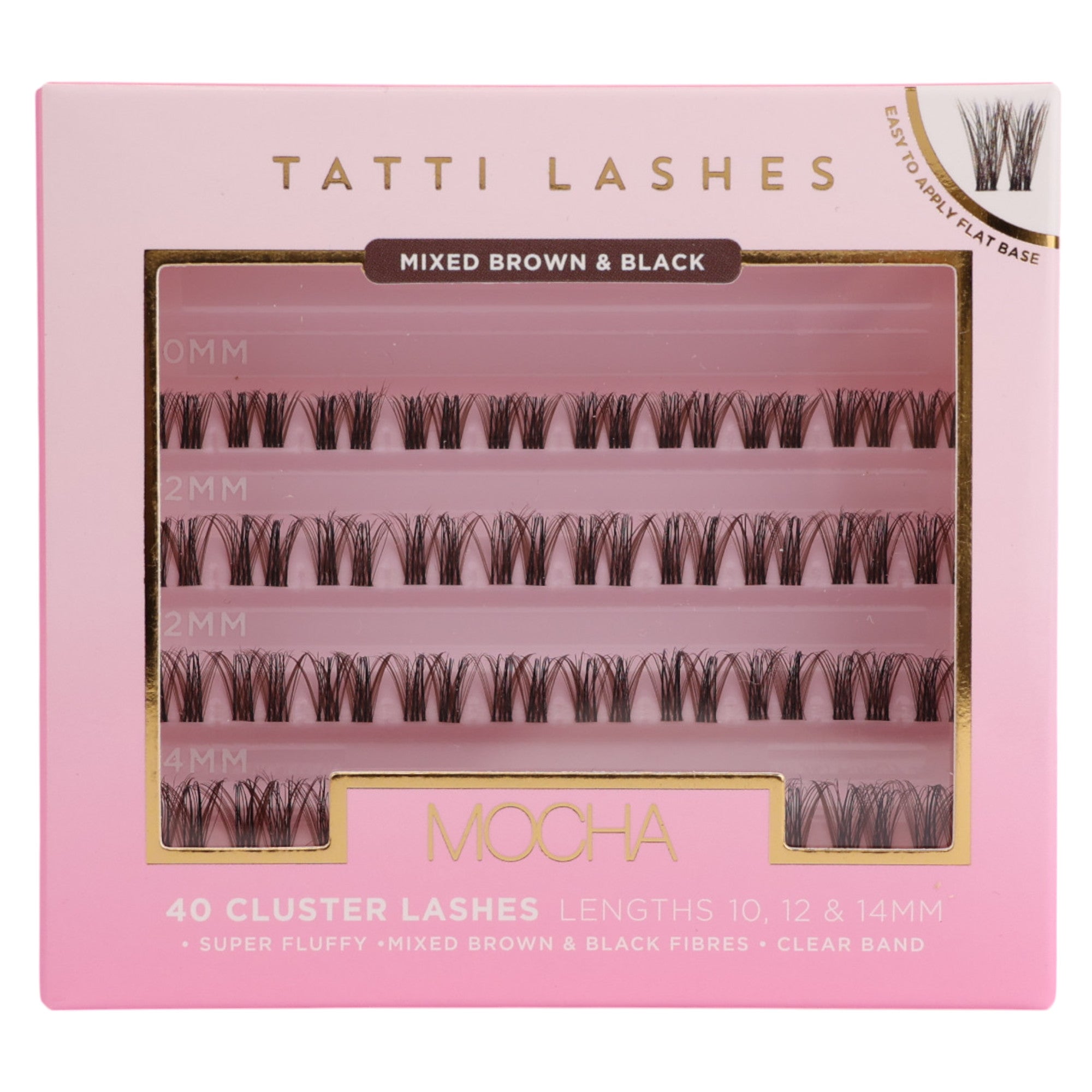 Tatti Lashes - Mocha Individual Lashes (10, 12 & 14mm)