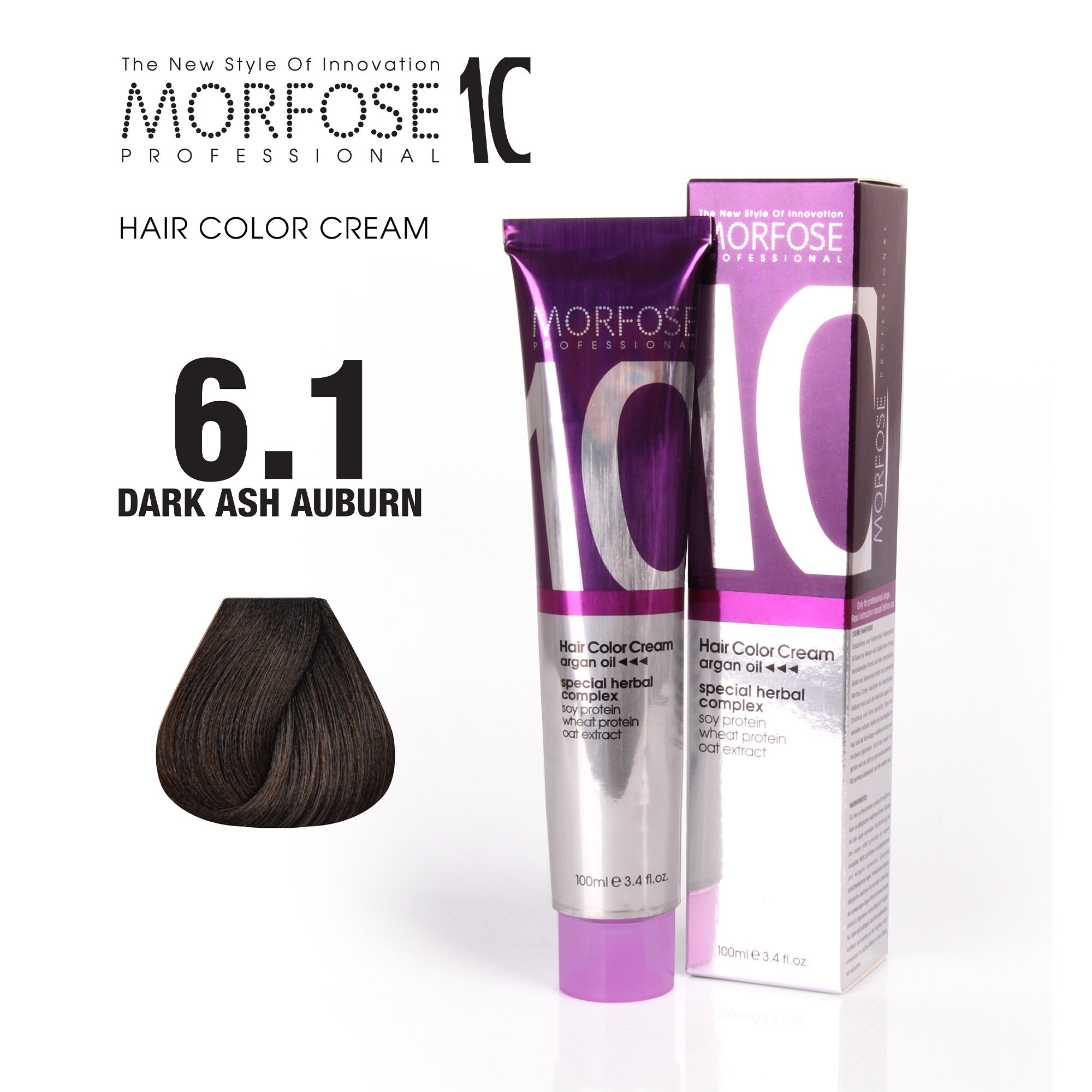 Morfose - 10 Hair Colour Cream Intense Ash Series 100ml
