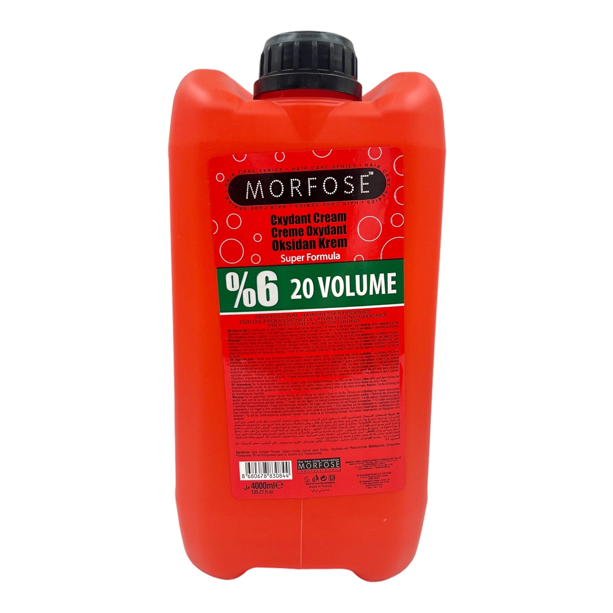 Morfose - Oxidant Cream 4000ml