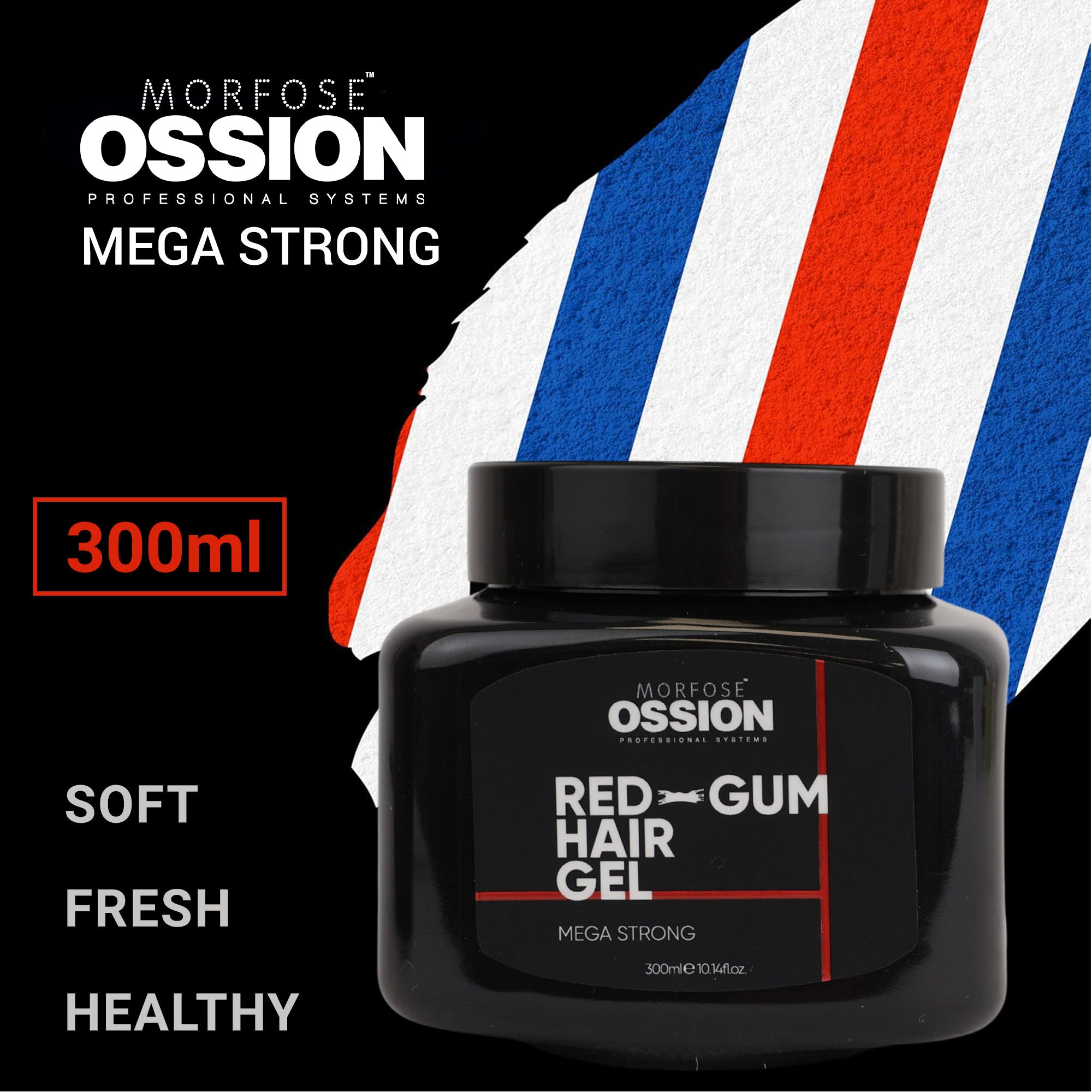 Morfose - Ossion Mega Strong Red-Gum Hair Gel
