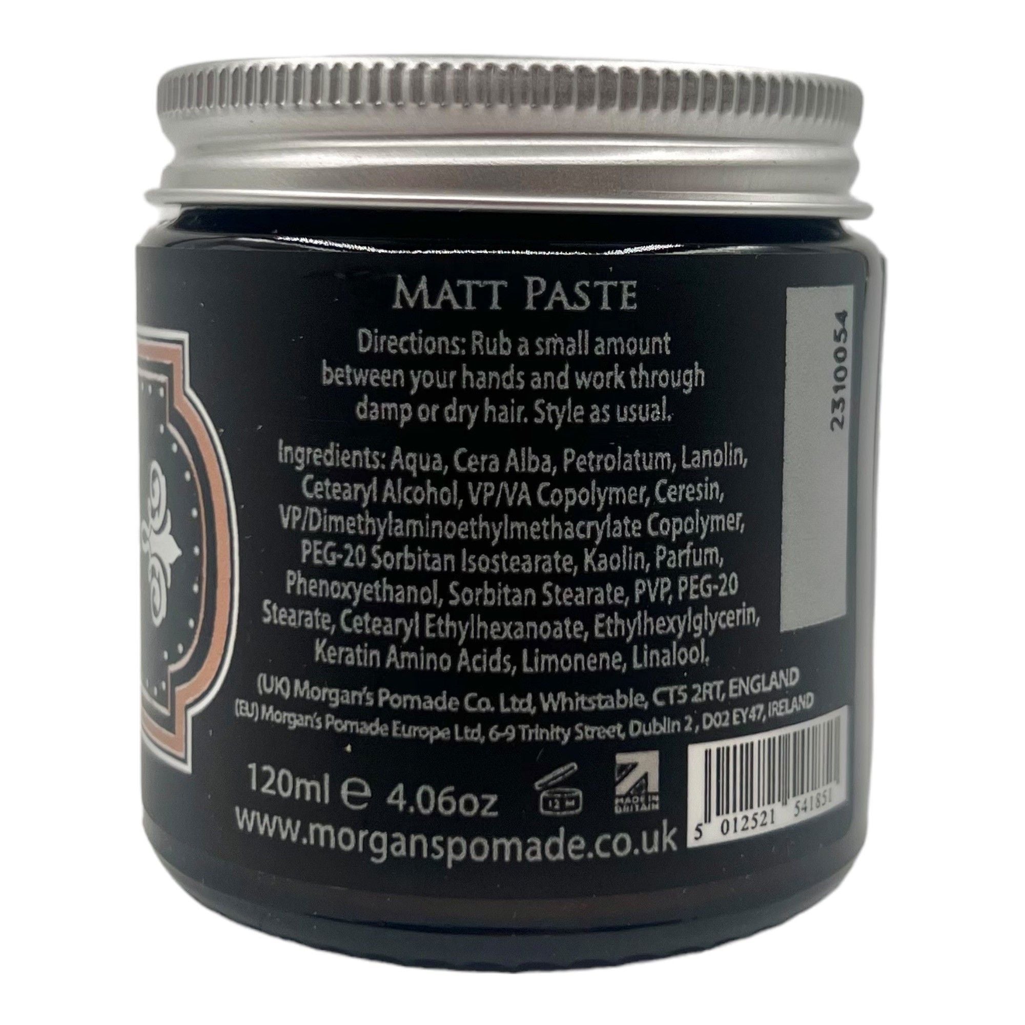 Morgan's - Matt Paste Matt Styling Cream 120ml