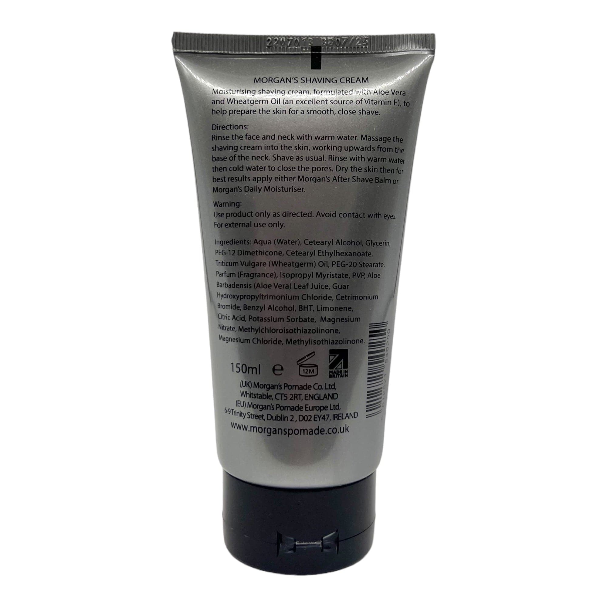 Morgan's - Shaving Cream With Aloe Vera