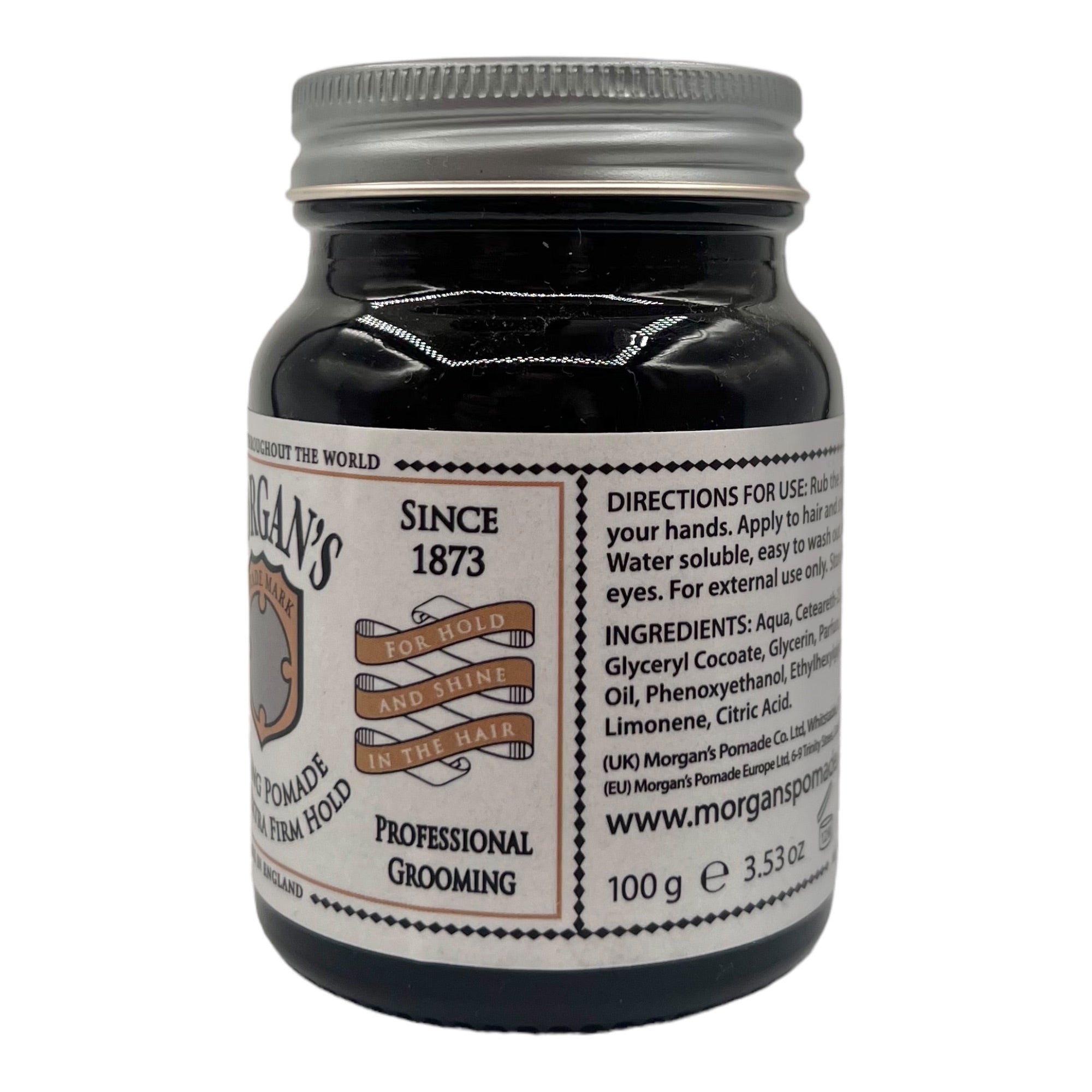 Morgan's - Styling Pomade Slick Extra Firm Hold Vanilla & Honey 100g