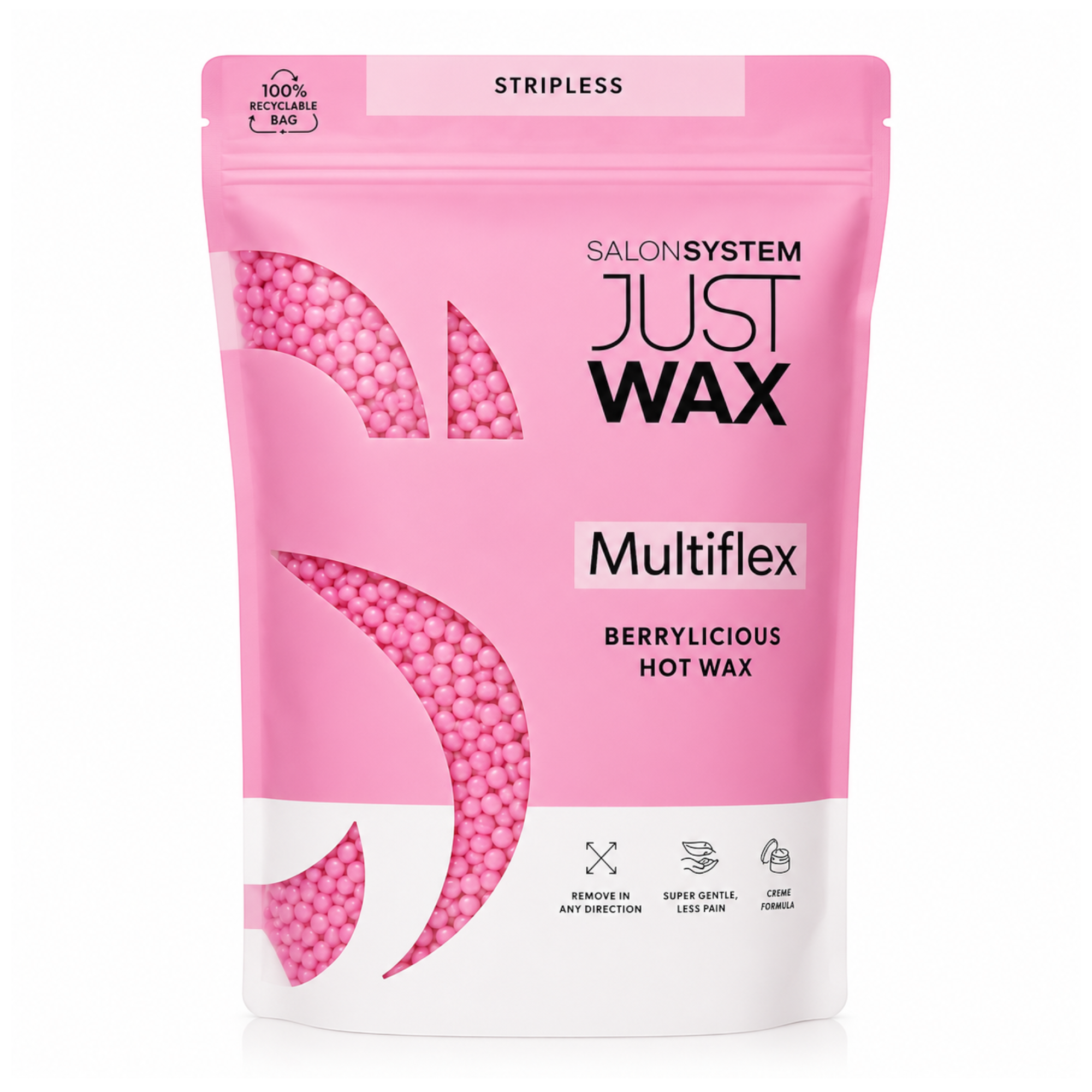 Salon System - Multiflex Berrylicious Hot Wax 700g