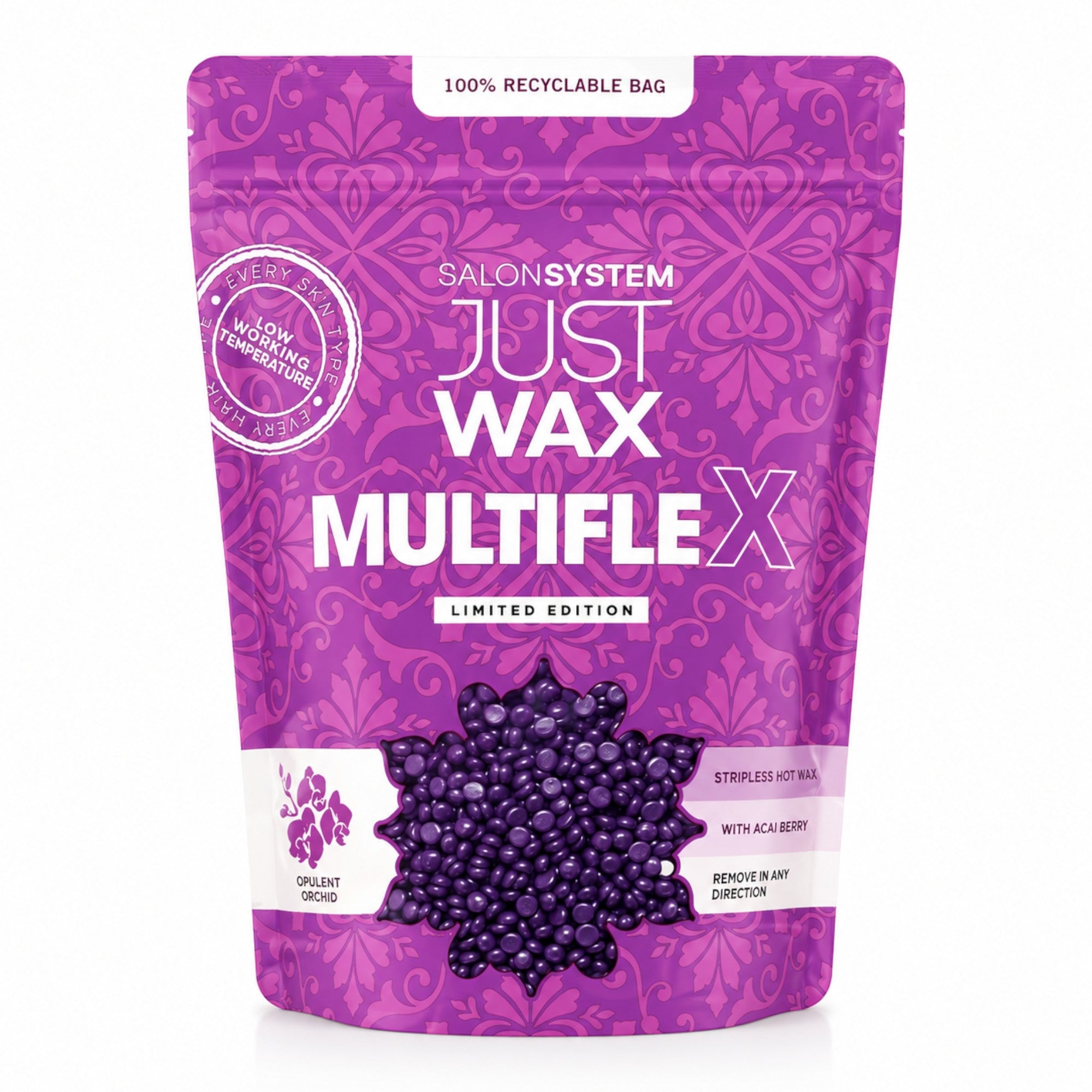 Salon System - Multiflex Opulent Orchid Hot Wax 700g