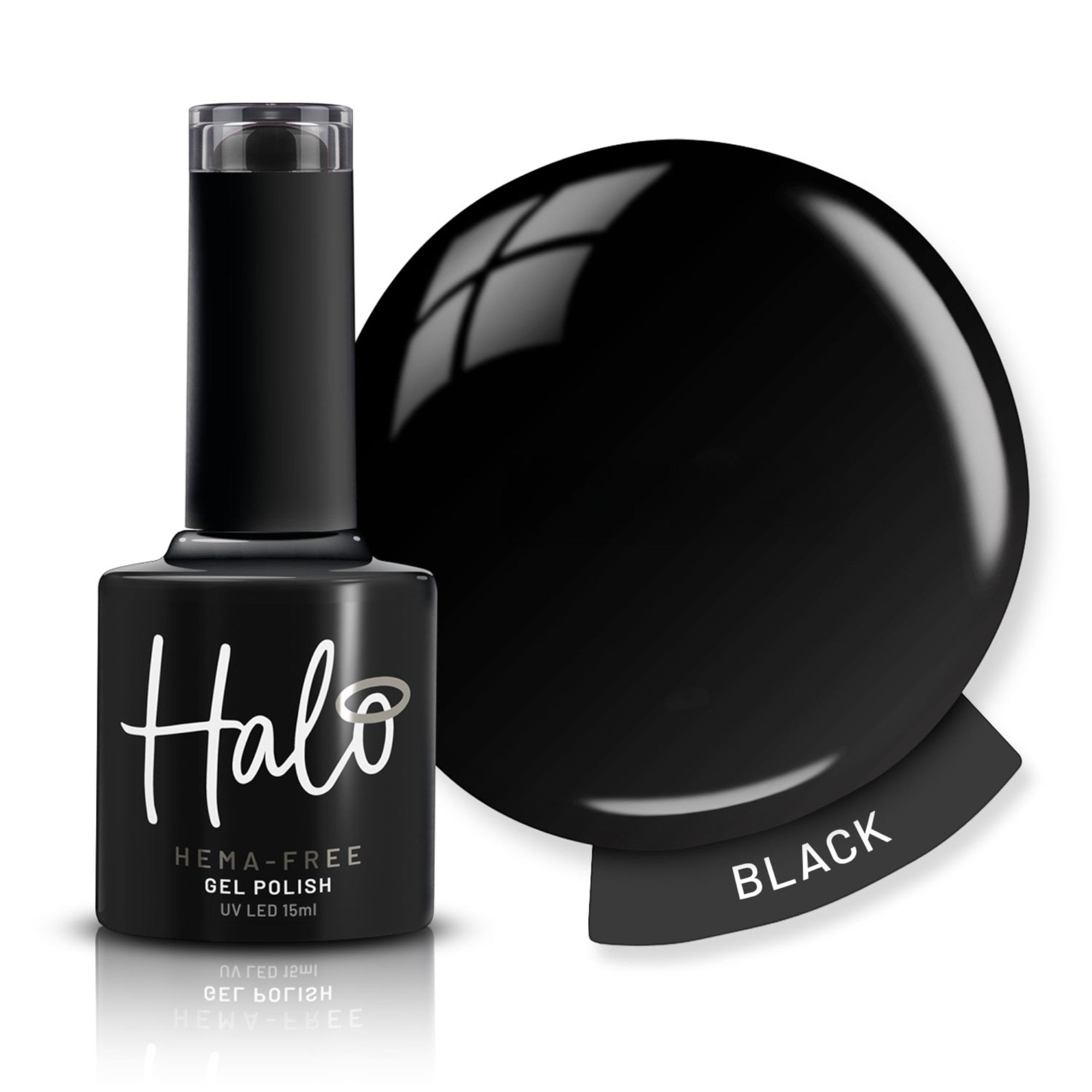 Halo - Gel Polish Black 15ml