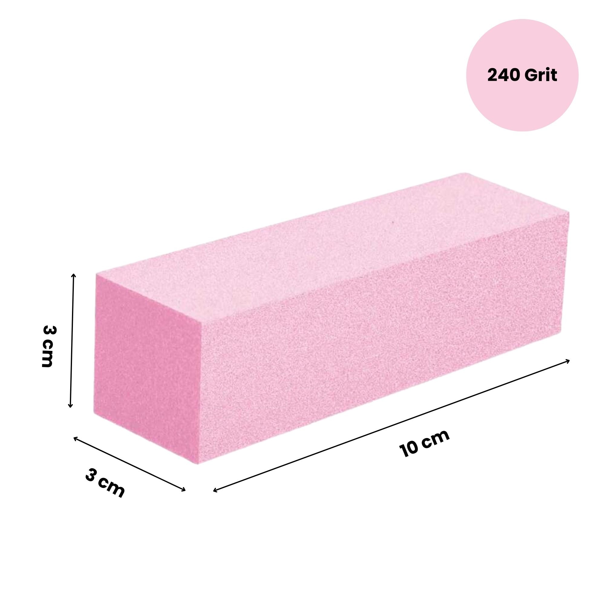 SalonServe - Nail Buffing Block - Pink Sanding Block