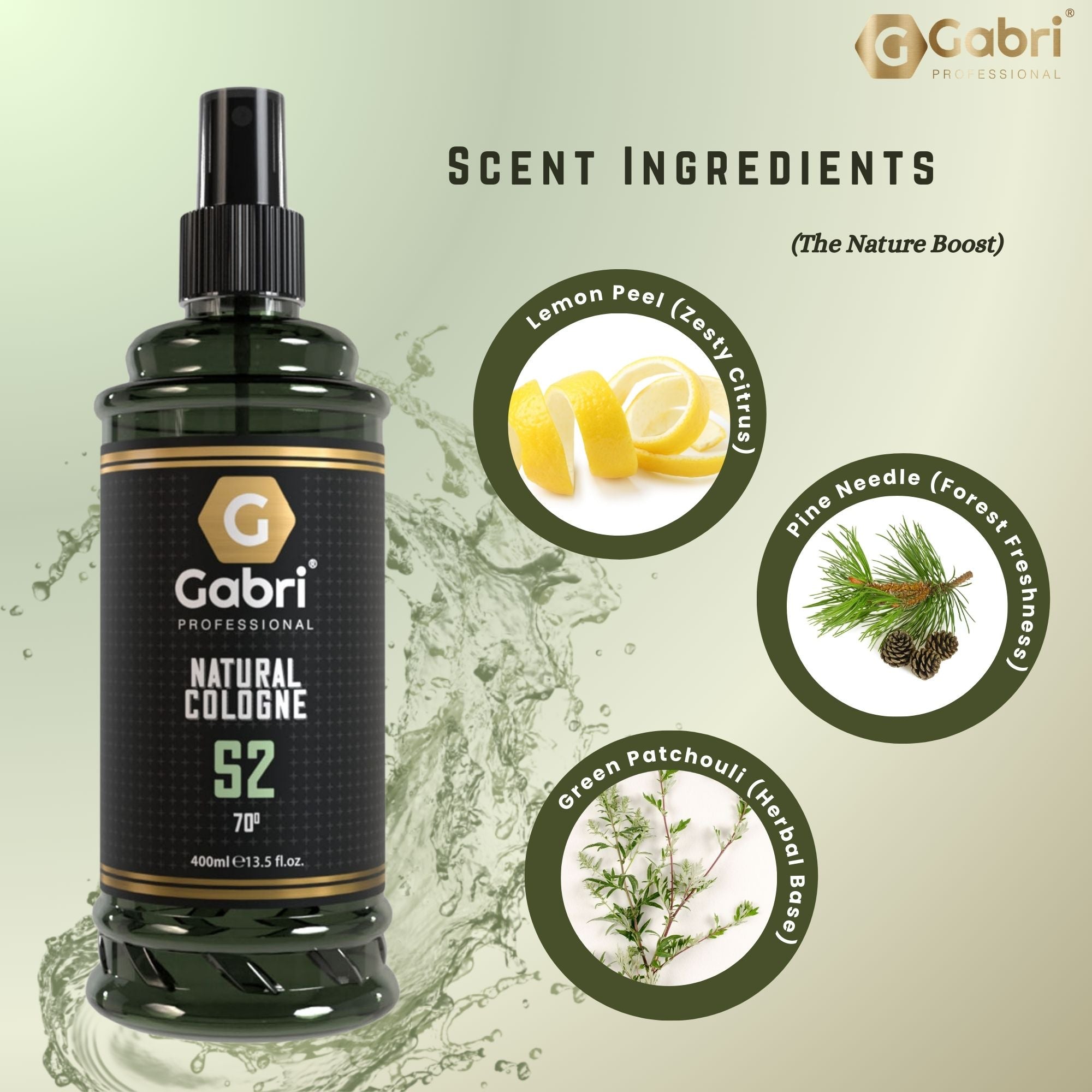 Gabri Professional - Natural Cologne S2 400ml