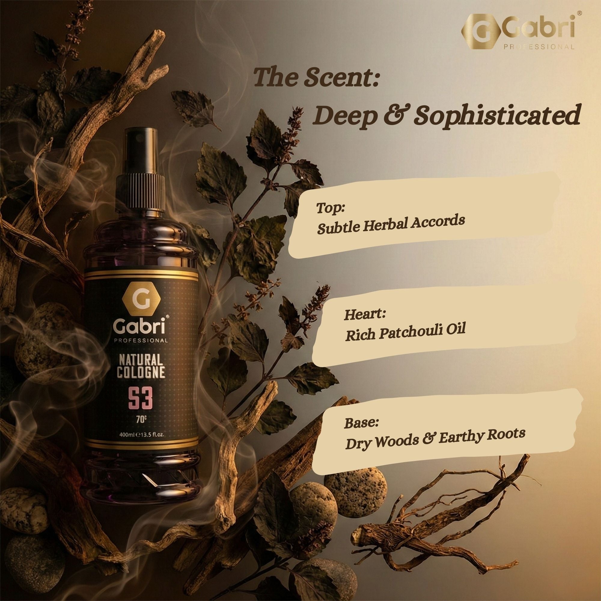 Gabri Professional - Natural Cologne S3 400ml