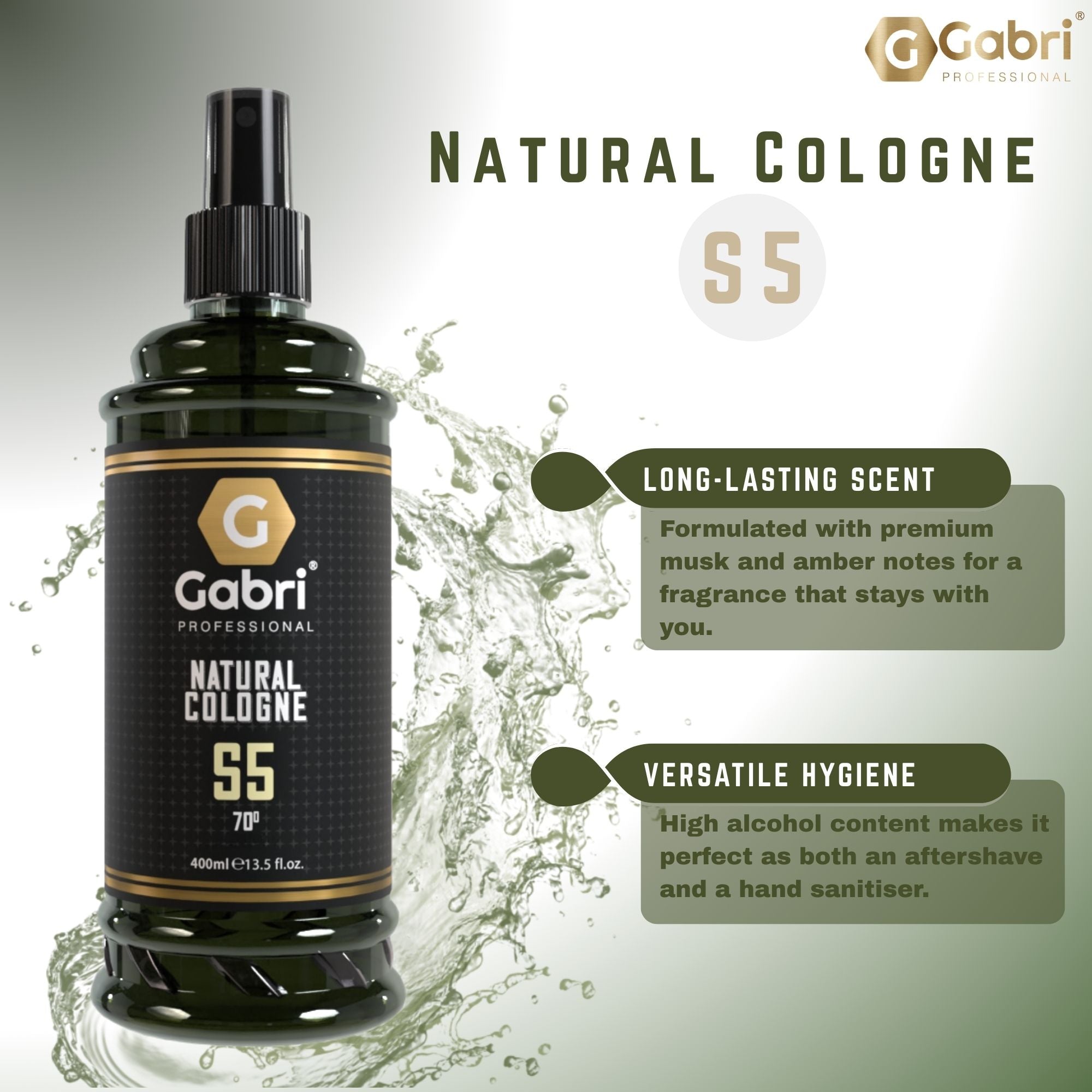 Gabri Professional - Natural Cologne S5 400ml