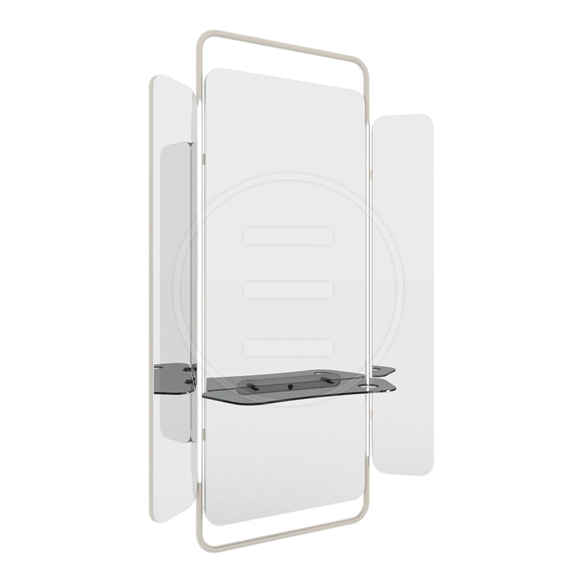 Alpeda - Noah Wall Styling Station (Beige Frame)
