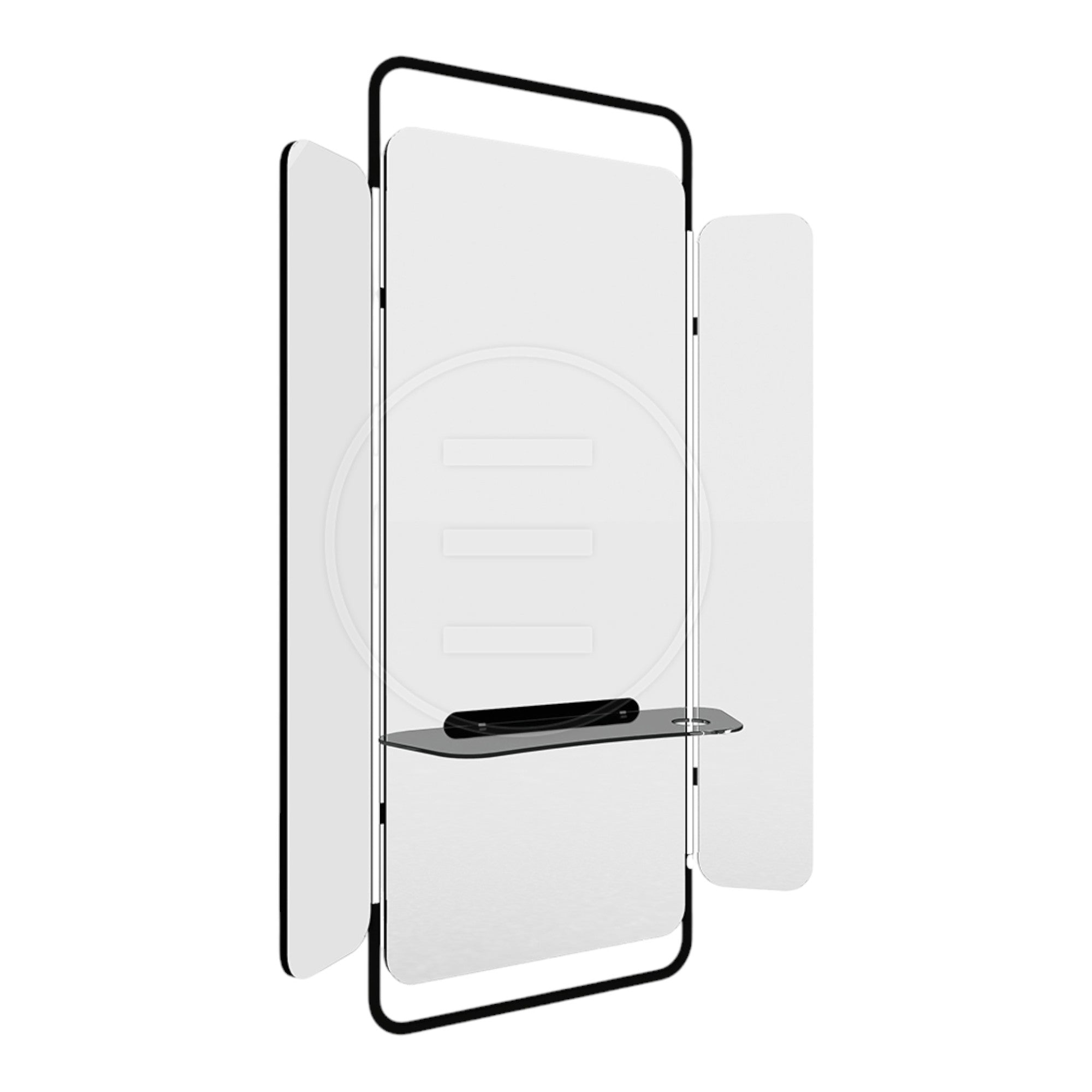 Alpeda - Noah Wall Styling Station (Black Frame)