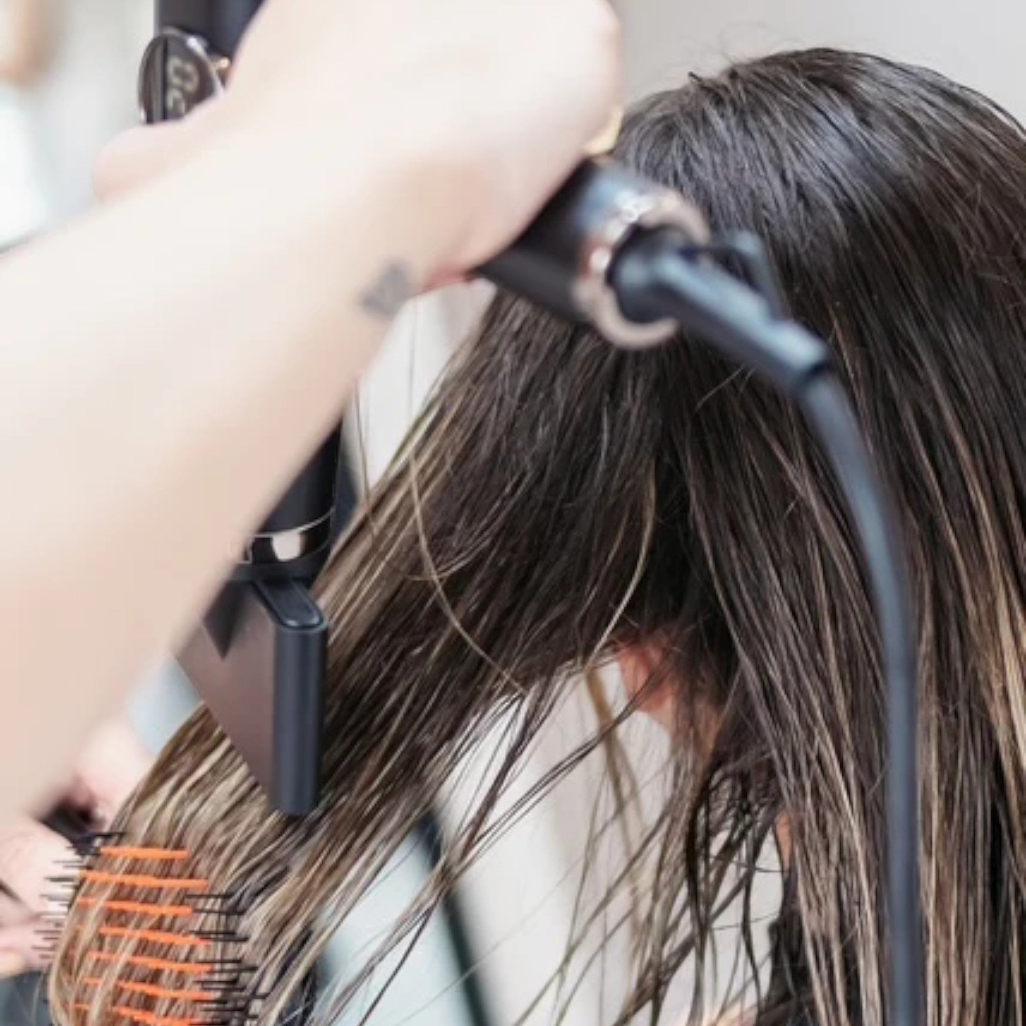 ONE Brush - Adjustable Bristle Strength Hairbrush Black