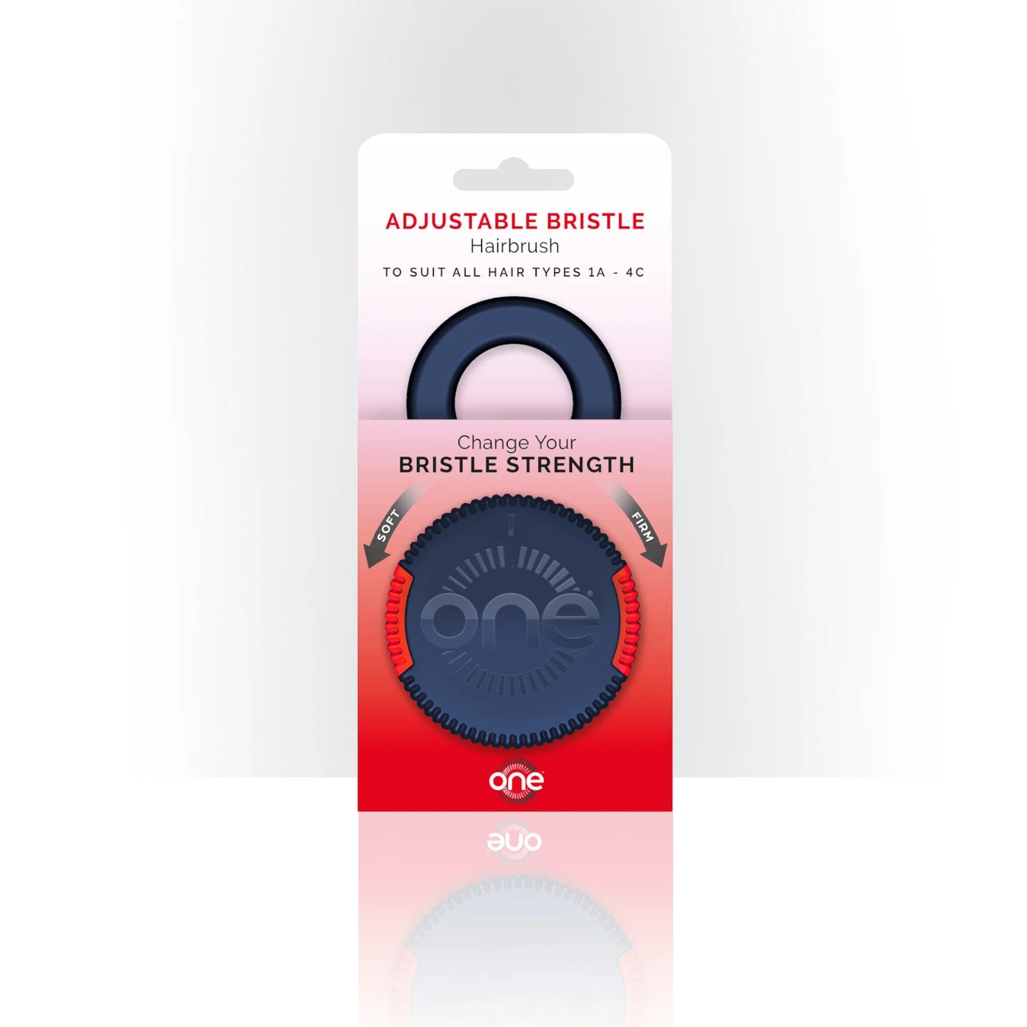 ONE Brush - Mini Adjustable Bristle Hairbrush Blue