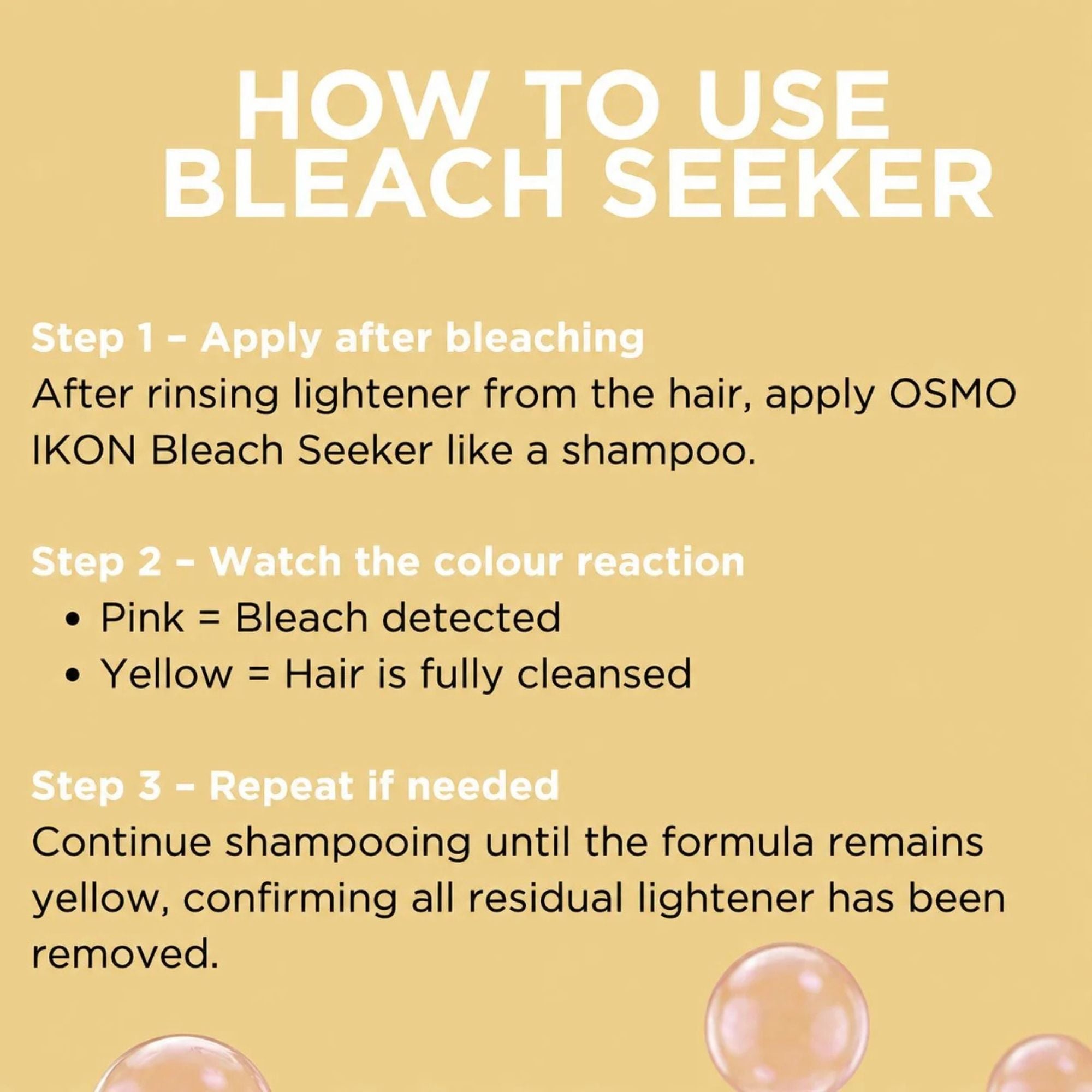 Osmo - Ikon Bleach Seeker Bleach Trace Indicator Shampoo 1000ml