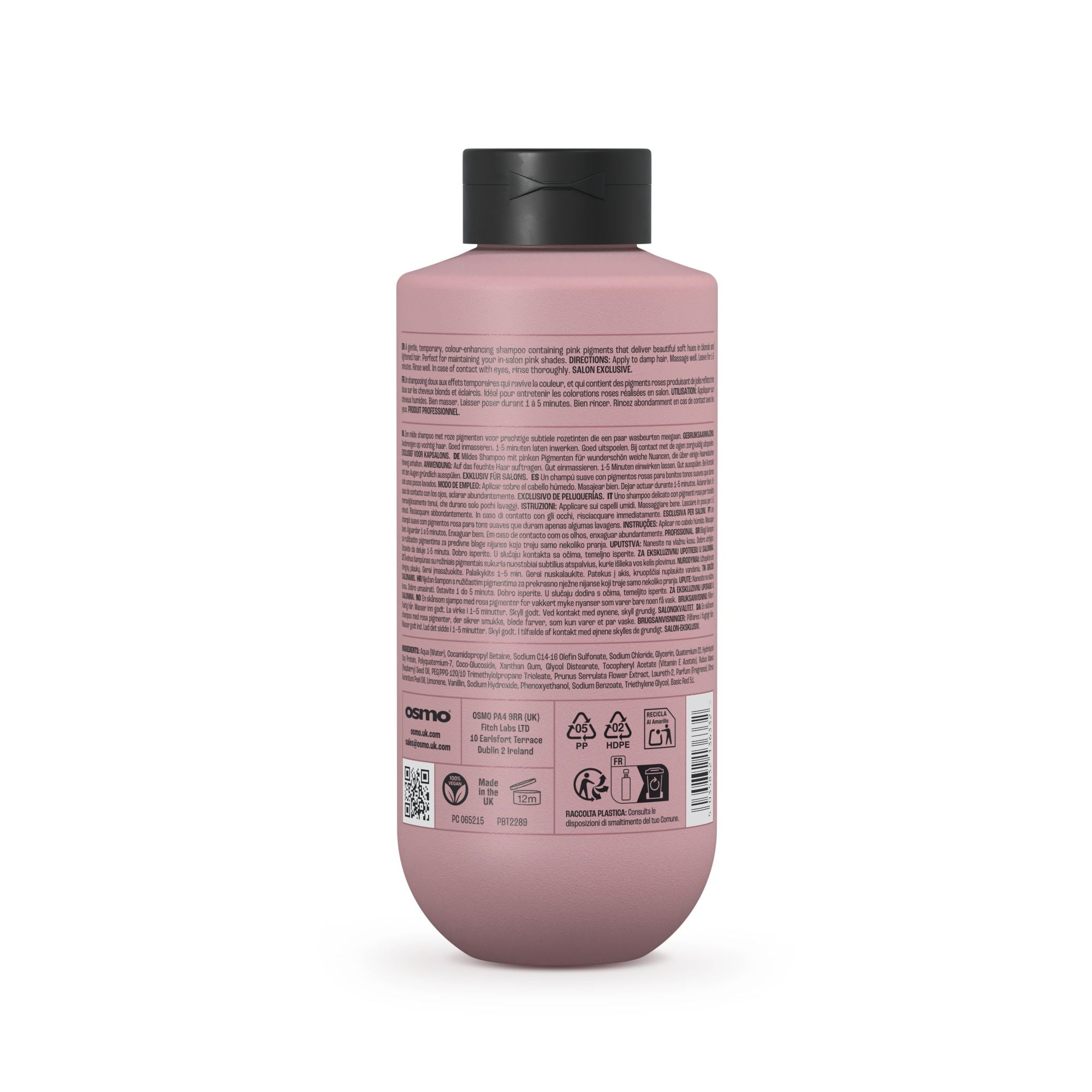 Osmo - Pink Soda Colour Enhancing Shampoo
