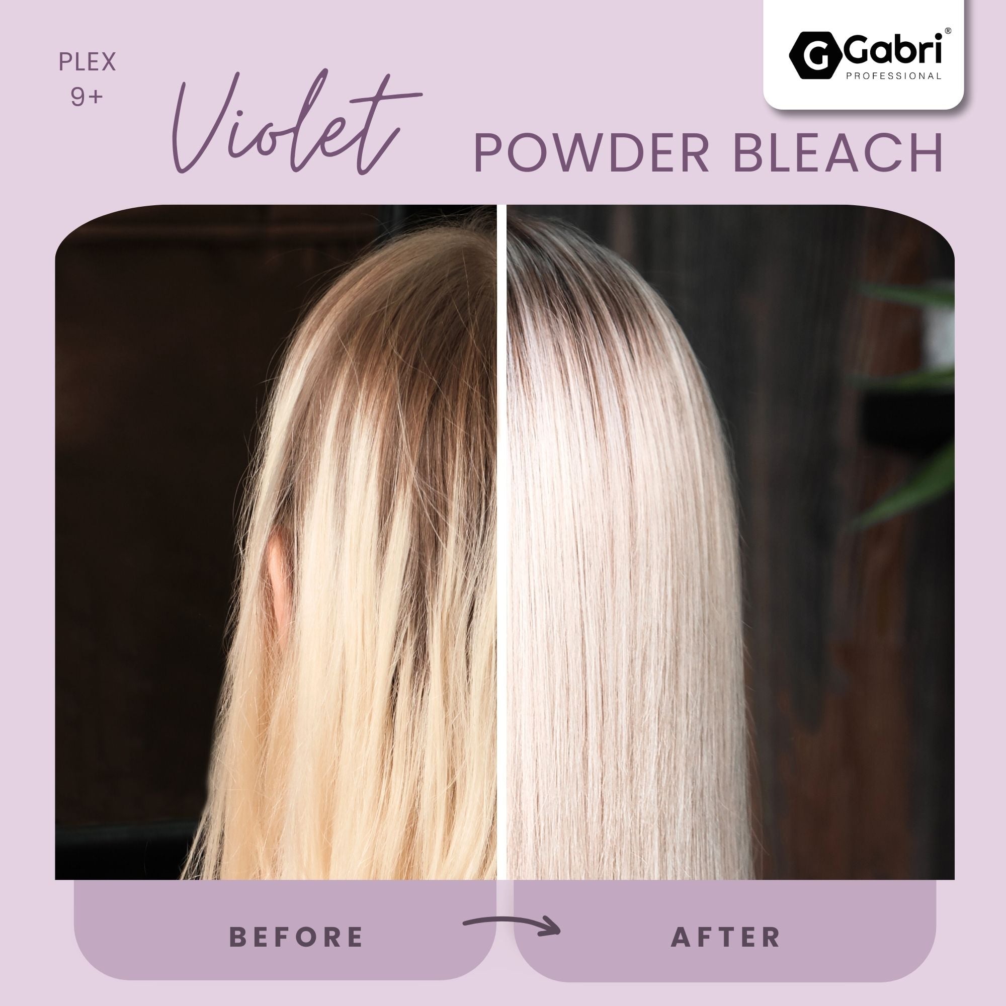 Gabri Professional - Plex 9+ Violet Powder Bleach 500g