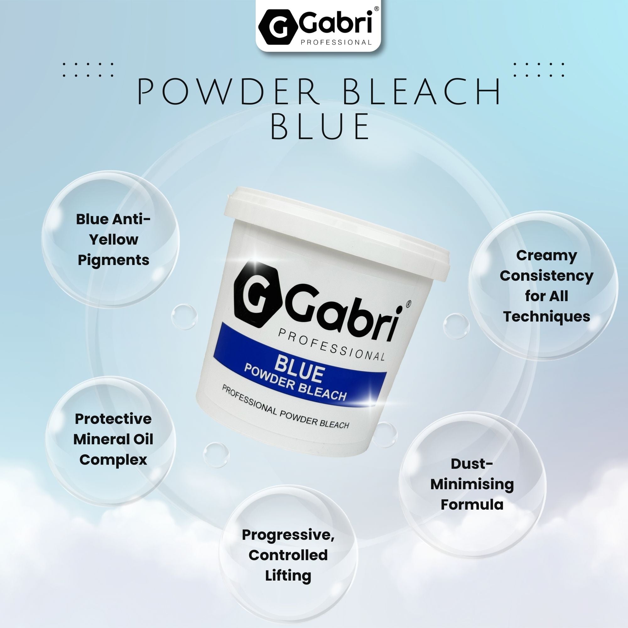 Gabri Professional - Powder Bleach Blue 500g