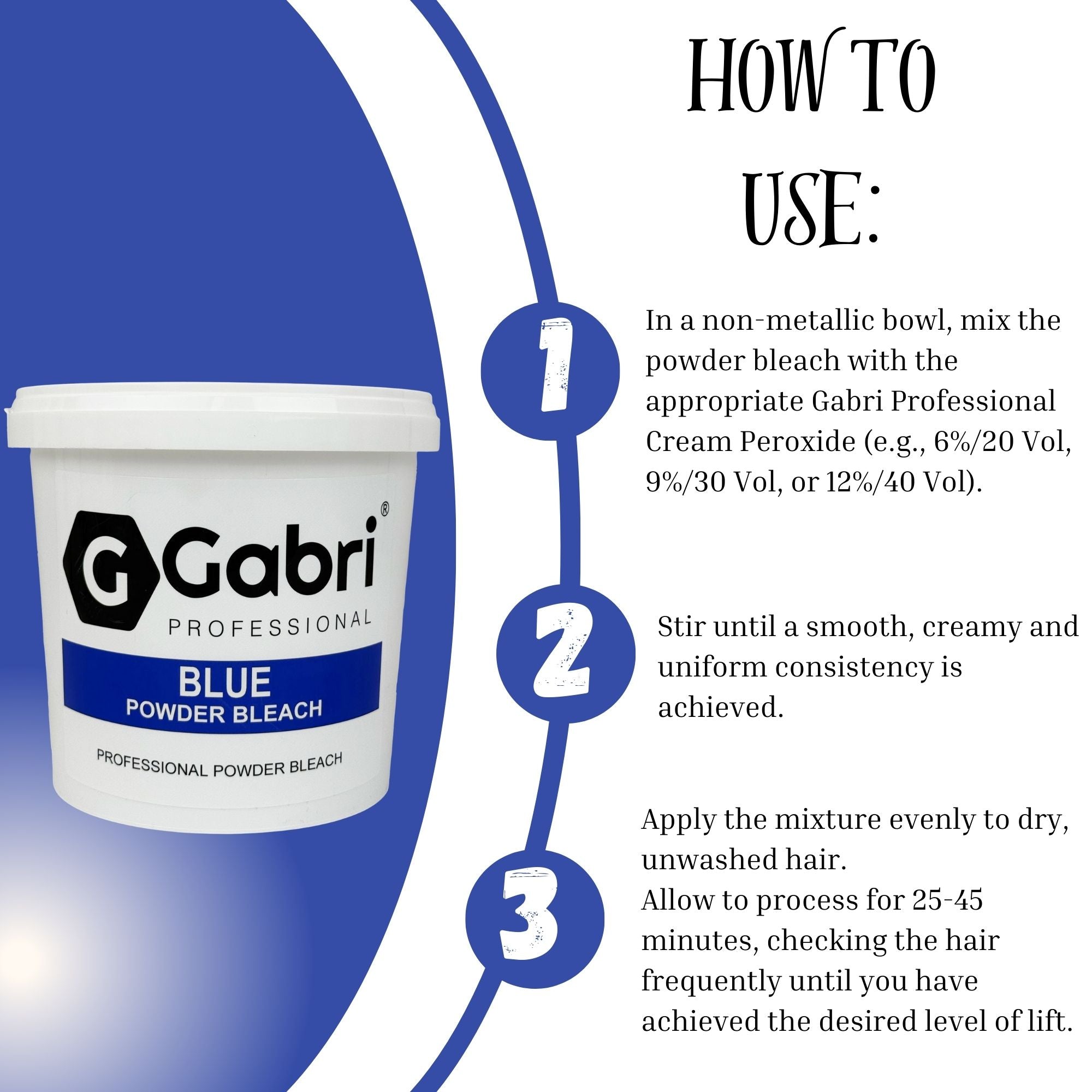 Gabri Professional - Powder Bleach Blue 500g