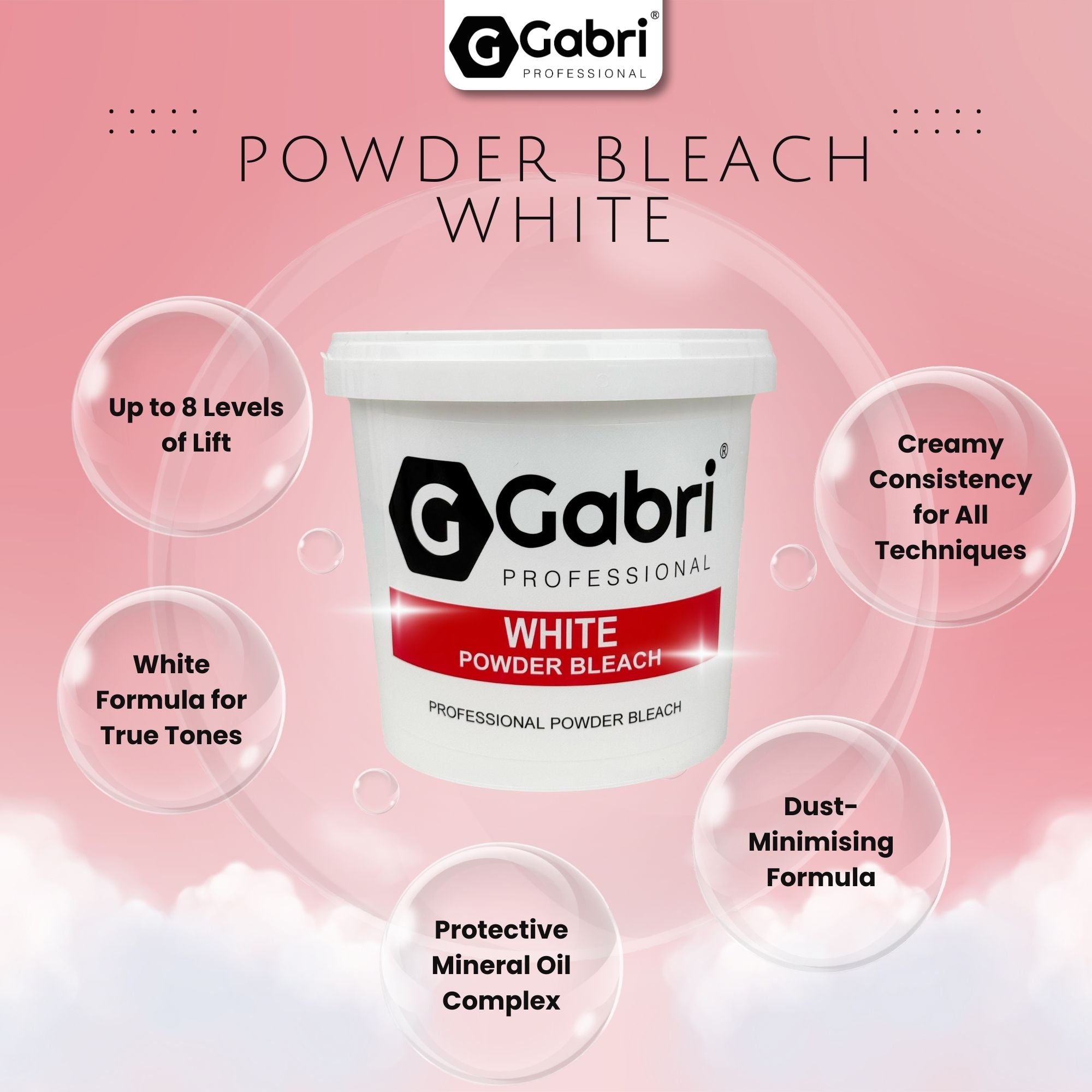 Gabri Professional - Powder Bleach White 500g