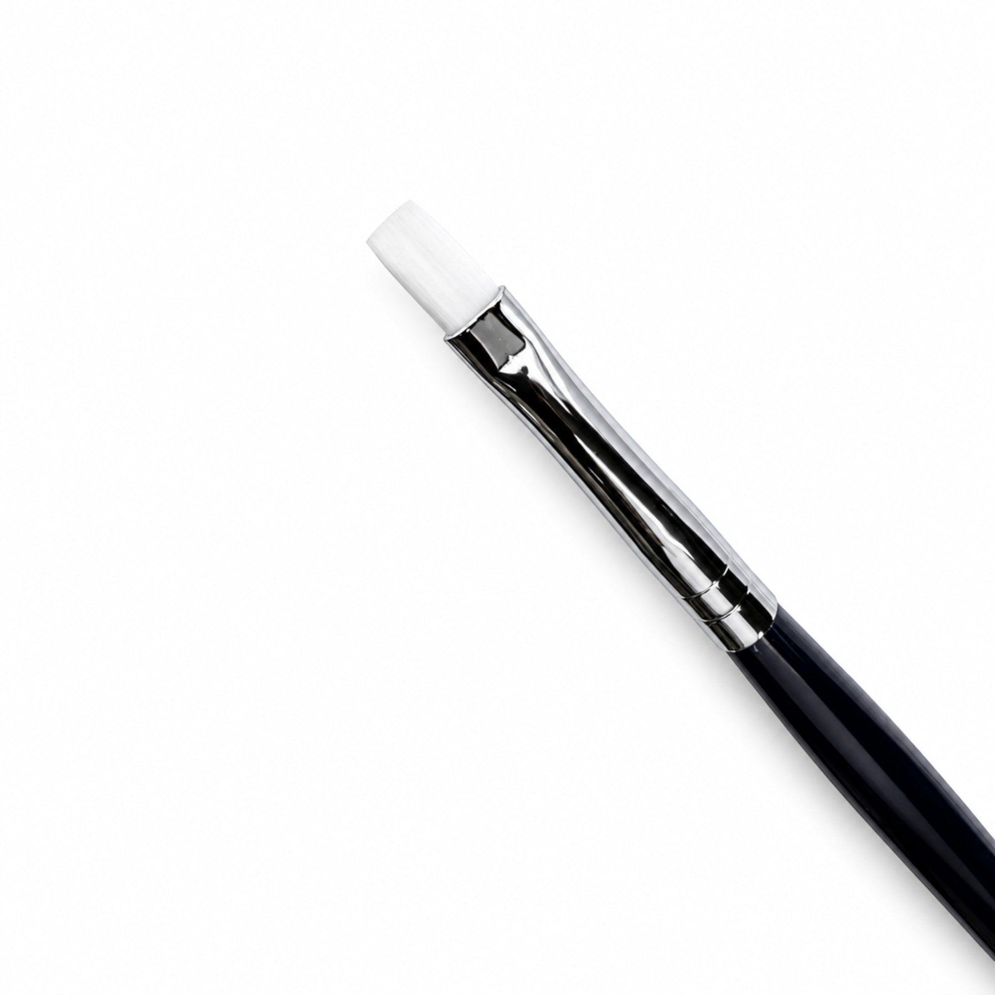 Pure Nails - Nylon Gel Brush Flat White Size 6