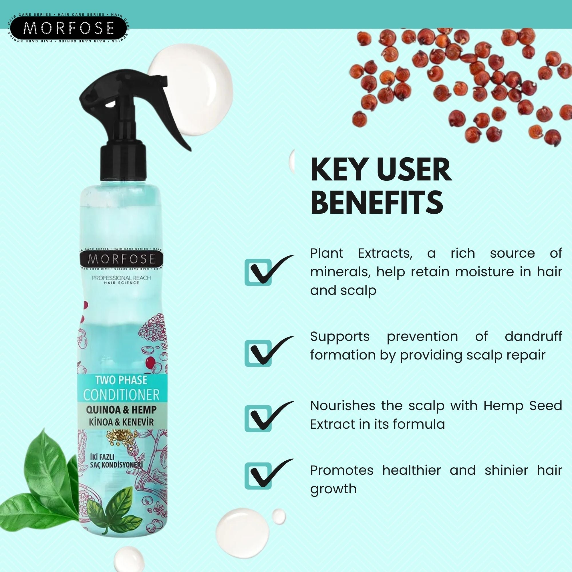 Morfose - Quinoa & Hemp Two Phase Conditioner