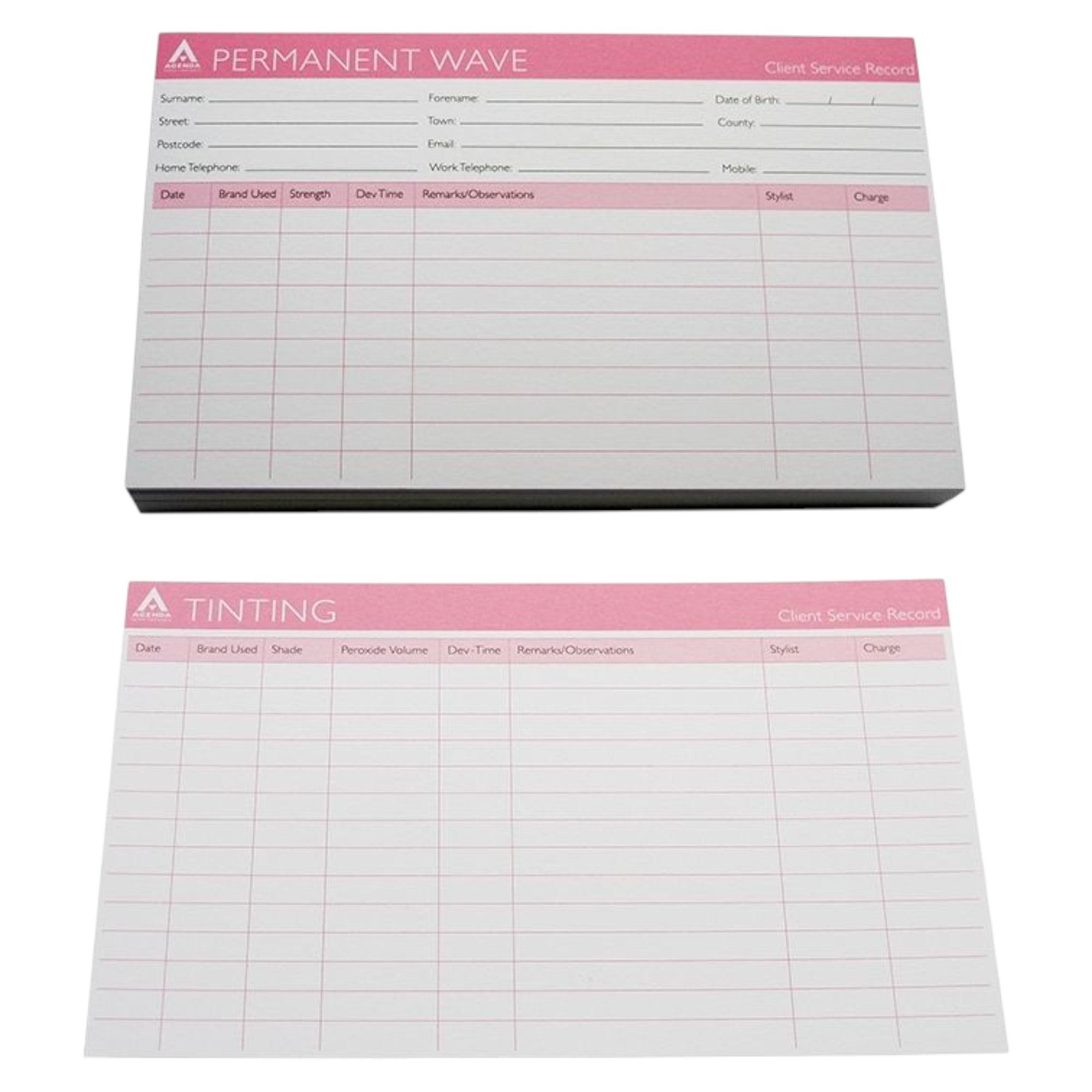 Agenda - Record Cards 100s