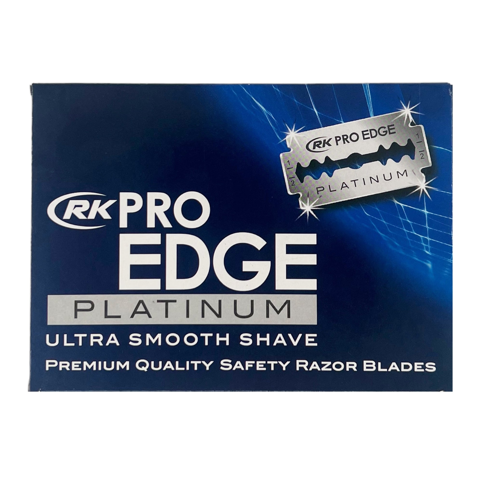 RK Pro Edge - Platinum Double Edge Razor Blade 10x10pcs