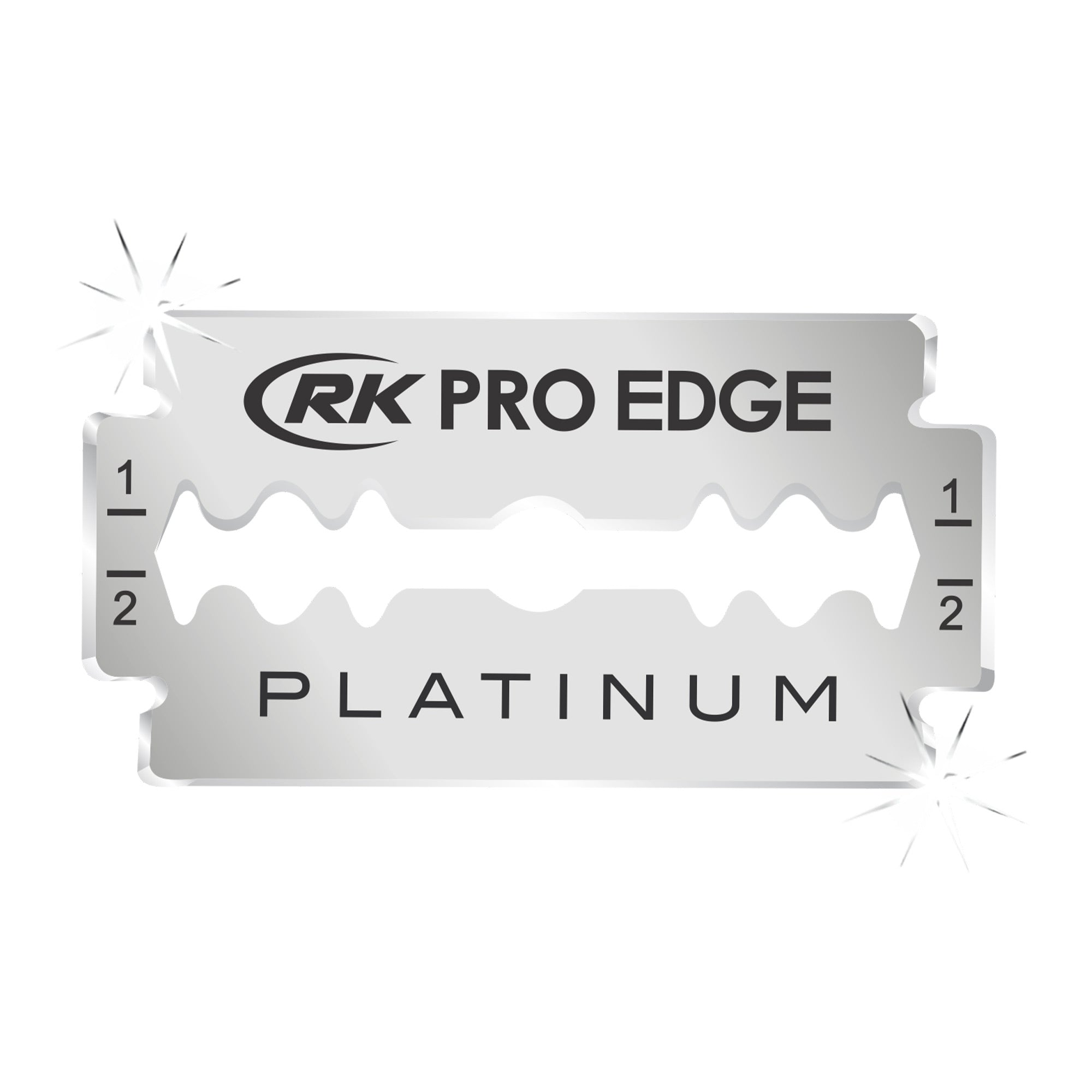 RK Pro Edge - Platinum Double Edge Razor Blade (10x10 Packs)