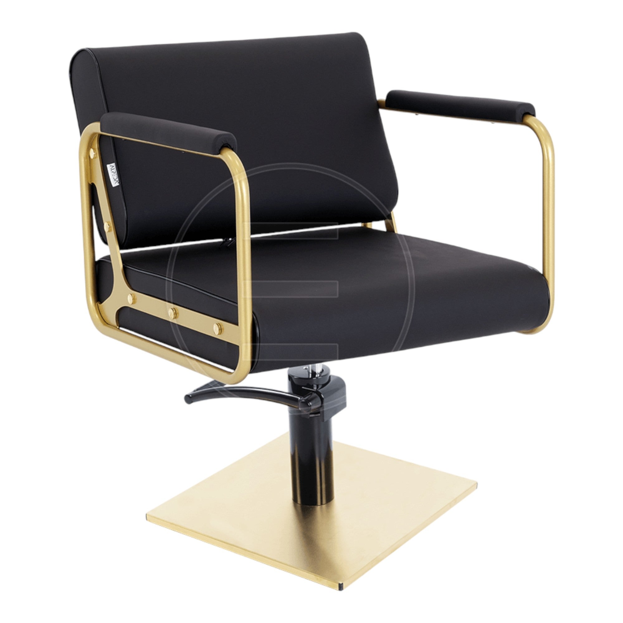 Alpeda - Round Styling Chair (Gold Finish)
