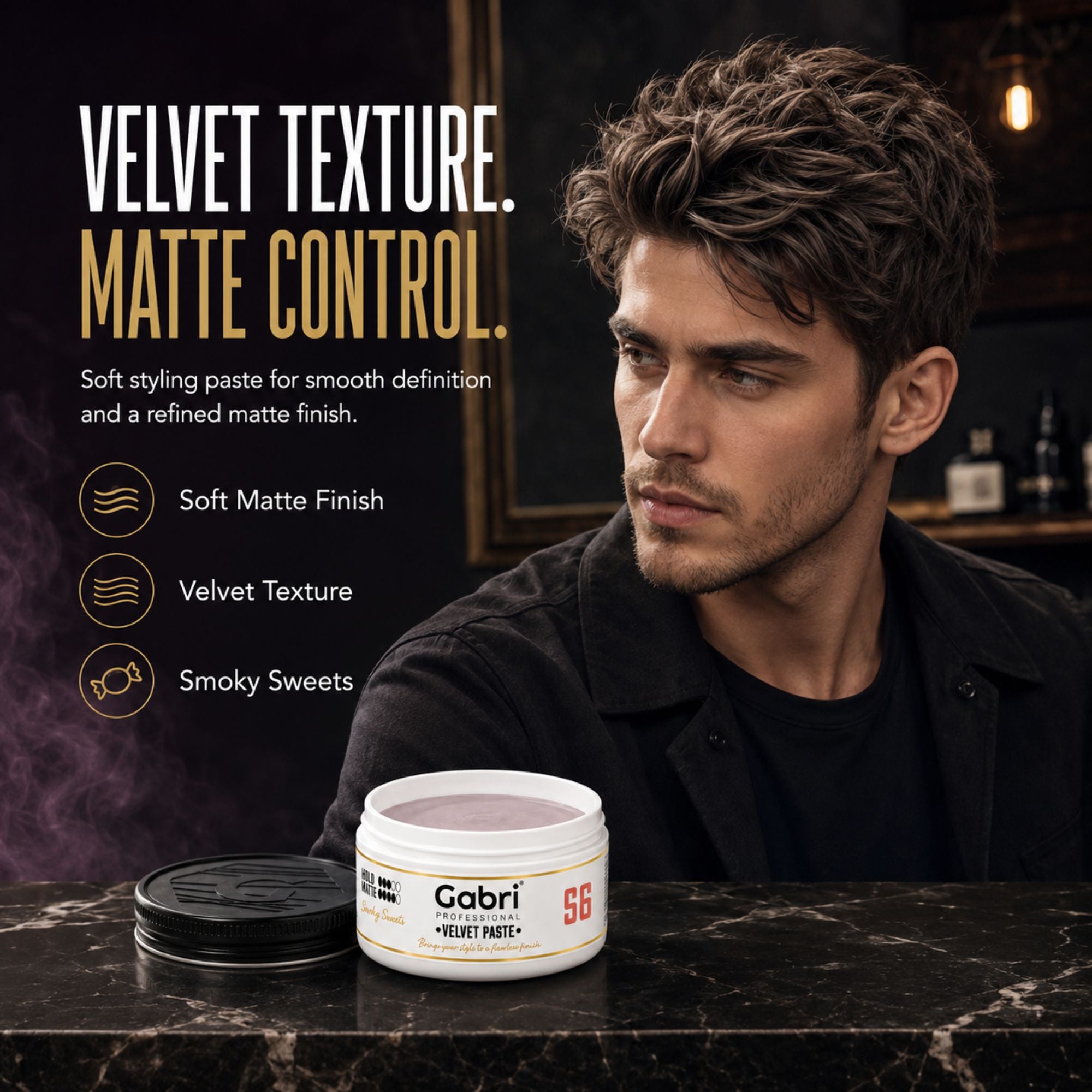 Gabri Professional - S6 Velvet Paste Smoky Sweets Matte 100ml