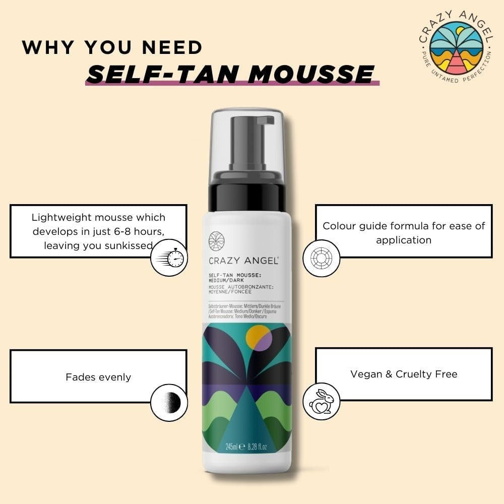 Crazy Angel - Self-Tan Mousse Medium Dark 245ml