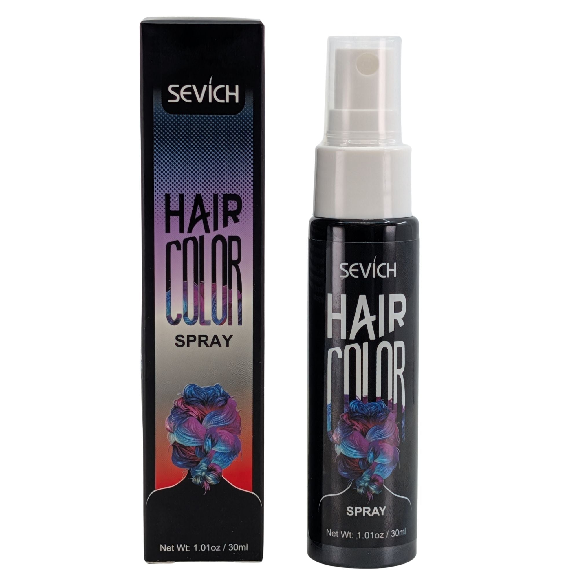 Sevich - Temporary Hair Colour Liquid Spray Black 30ml
