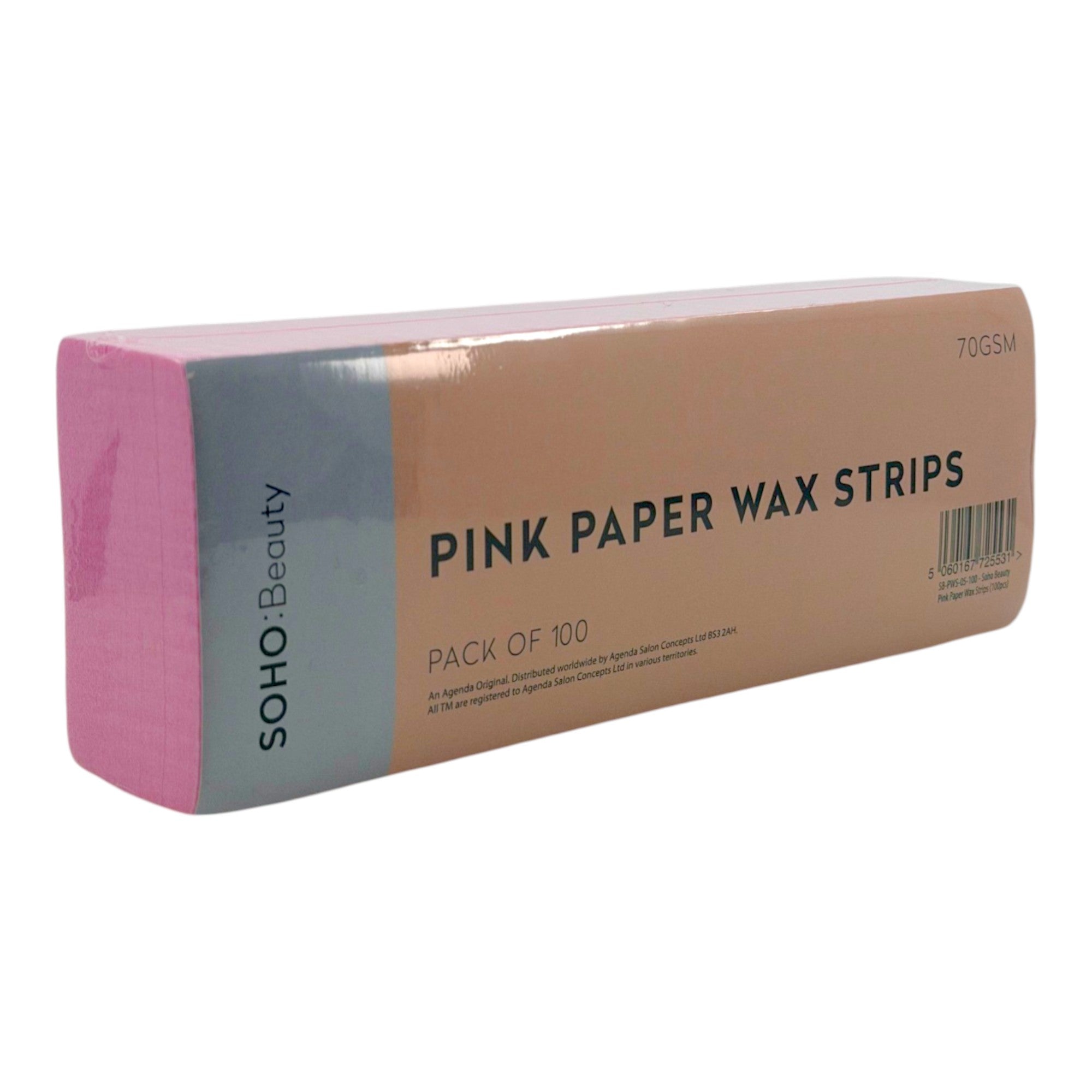 Soho Beauty - Paper Wax Strips 70GSM Pink (Pack Of 100)