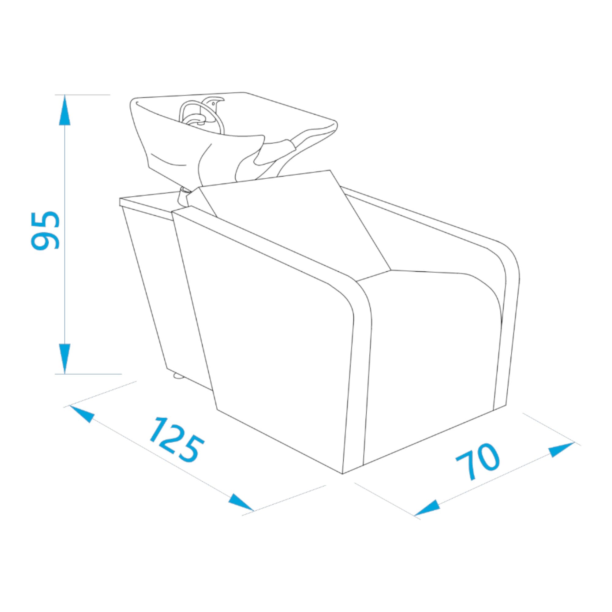 Alpeda - Solo Salon Backwash Chair