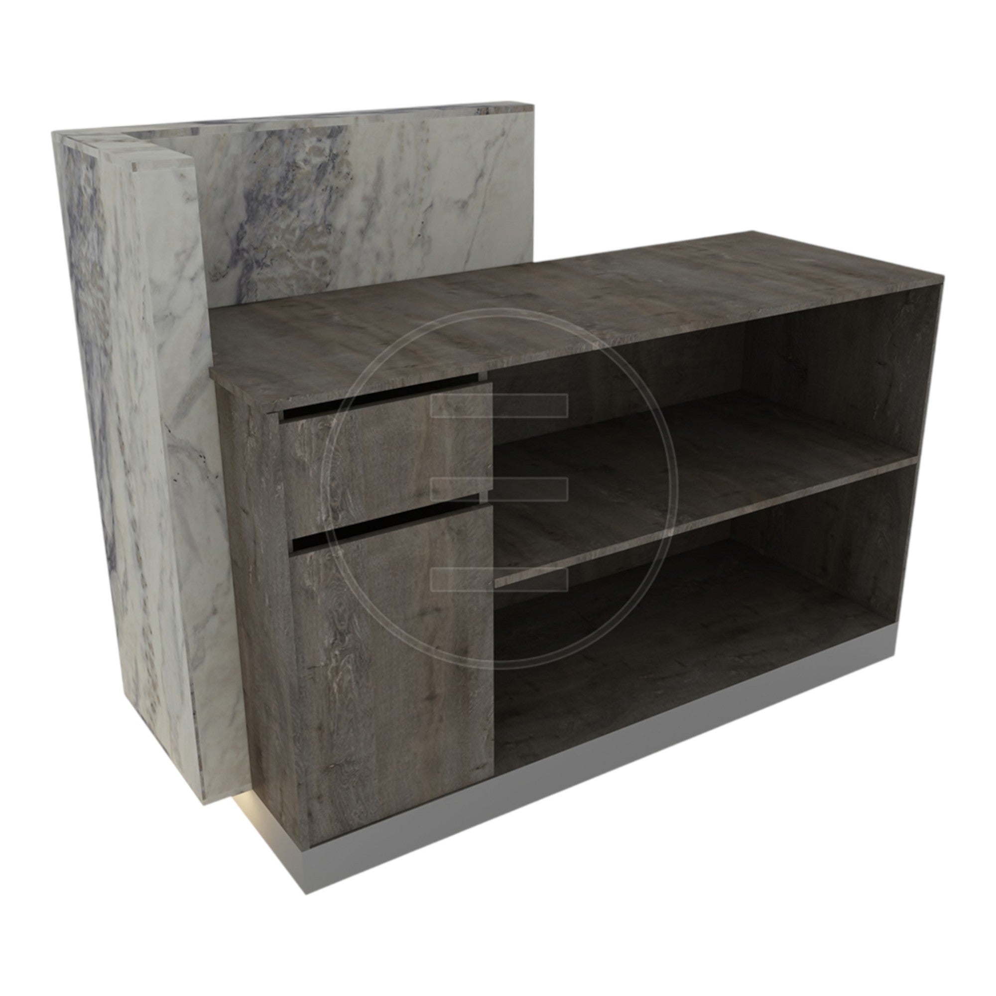 Alpeda - Stone Reception Desk