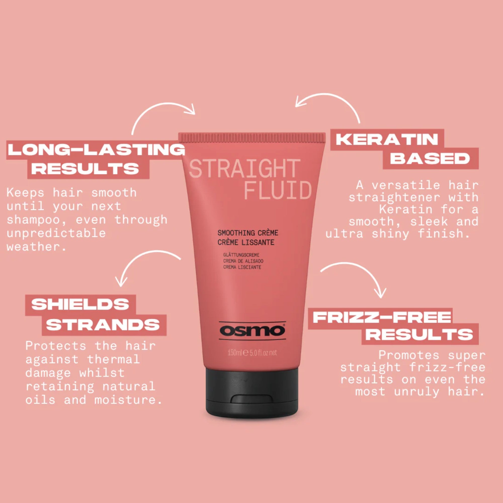 Osmo - Straight Fluid Smoothing Cream 150ml