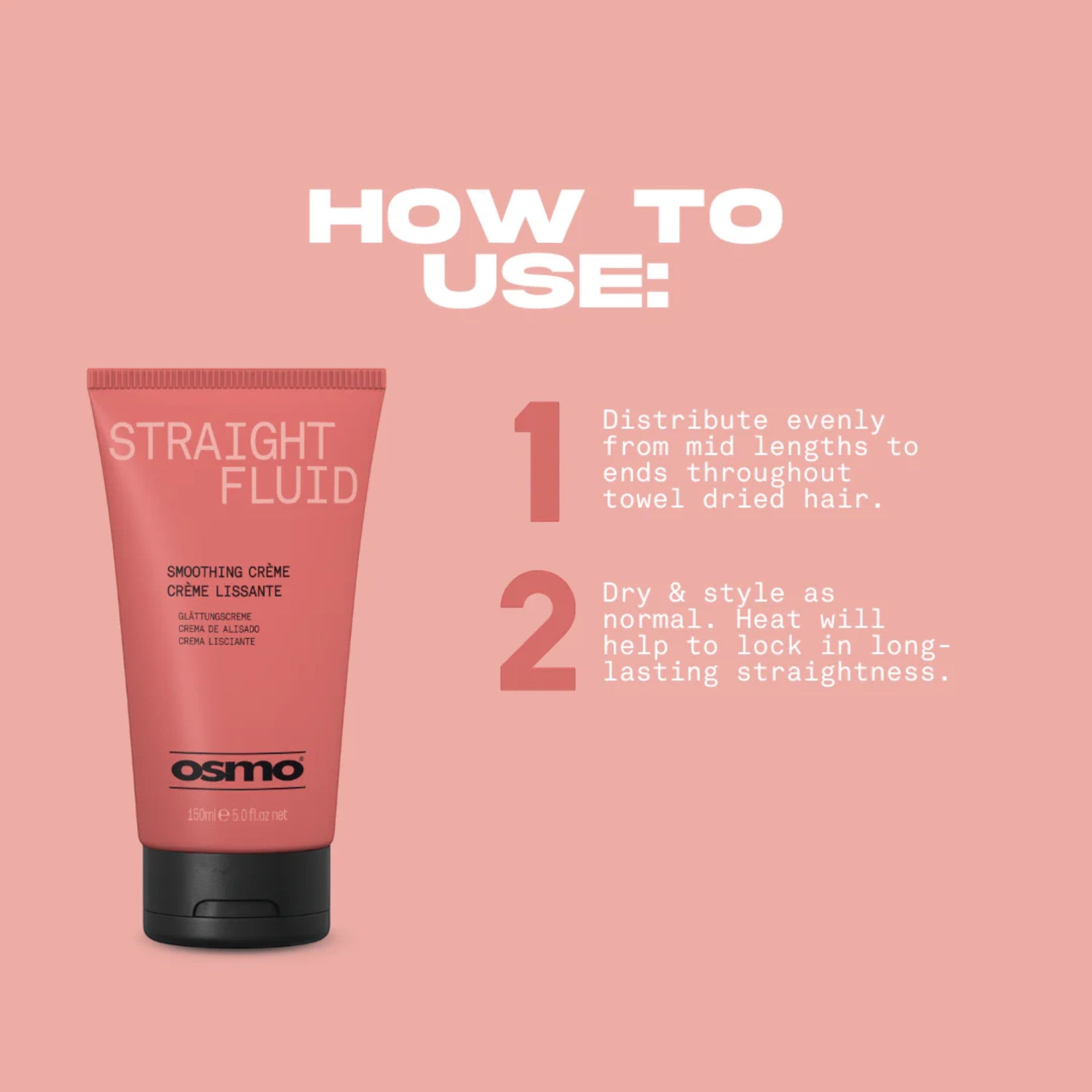 Osmo - Straight Fluid Smoothing Cream 150ml